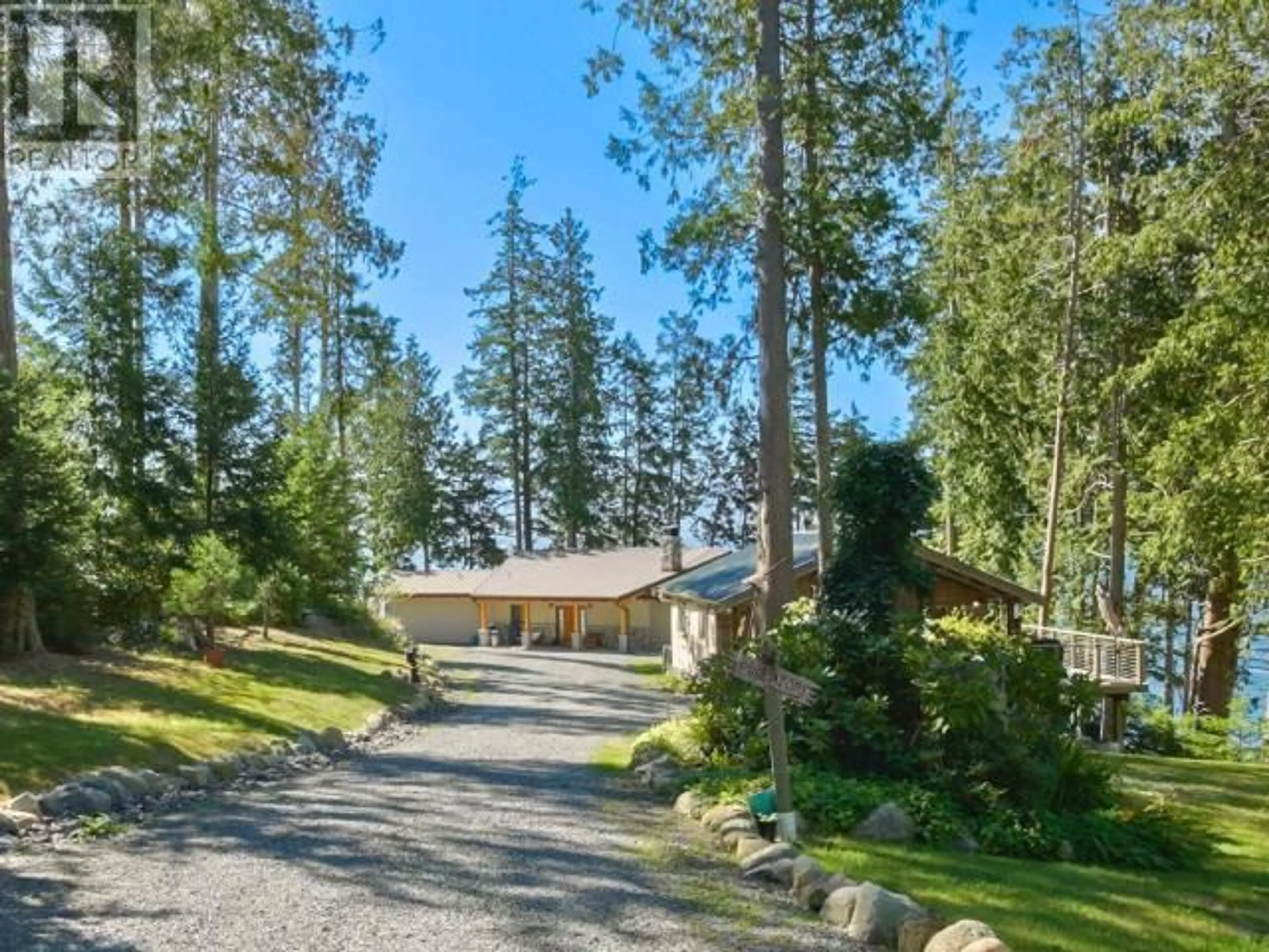 A pic from outside/outdoor area/front of a property/back of a property/a pic from drone, unknown for 12369 SCOTCH FIR POINT RD, Powell River British Columbia
