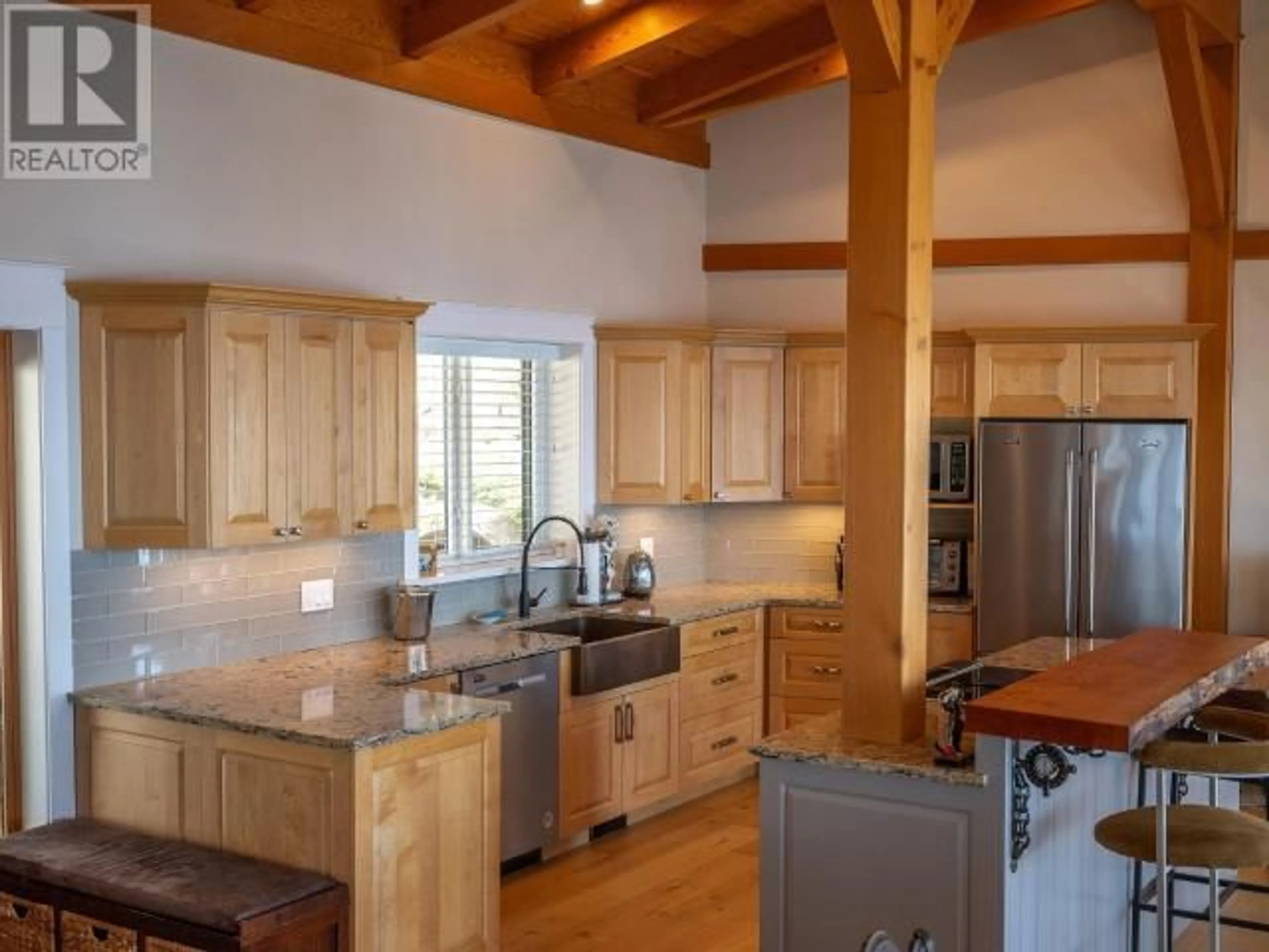 Rustic kitchen, wood floors, cottage for 12369 SCOTCH FIR POINT RD, Powell River British Columbia