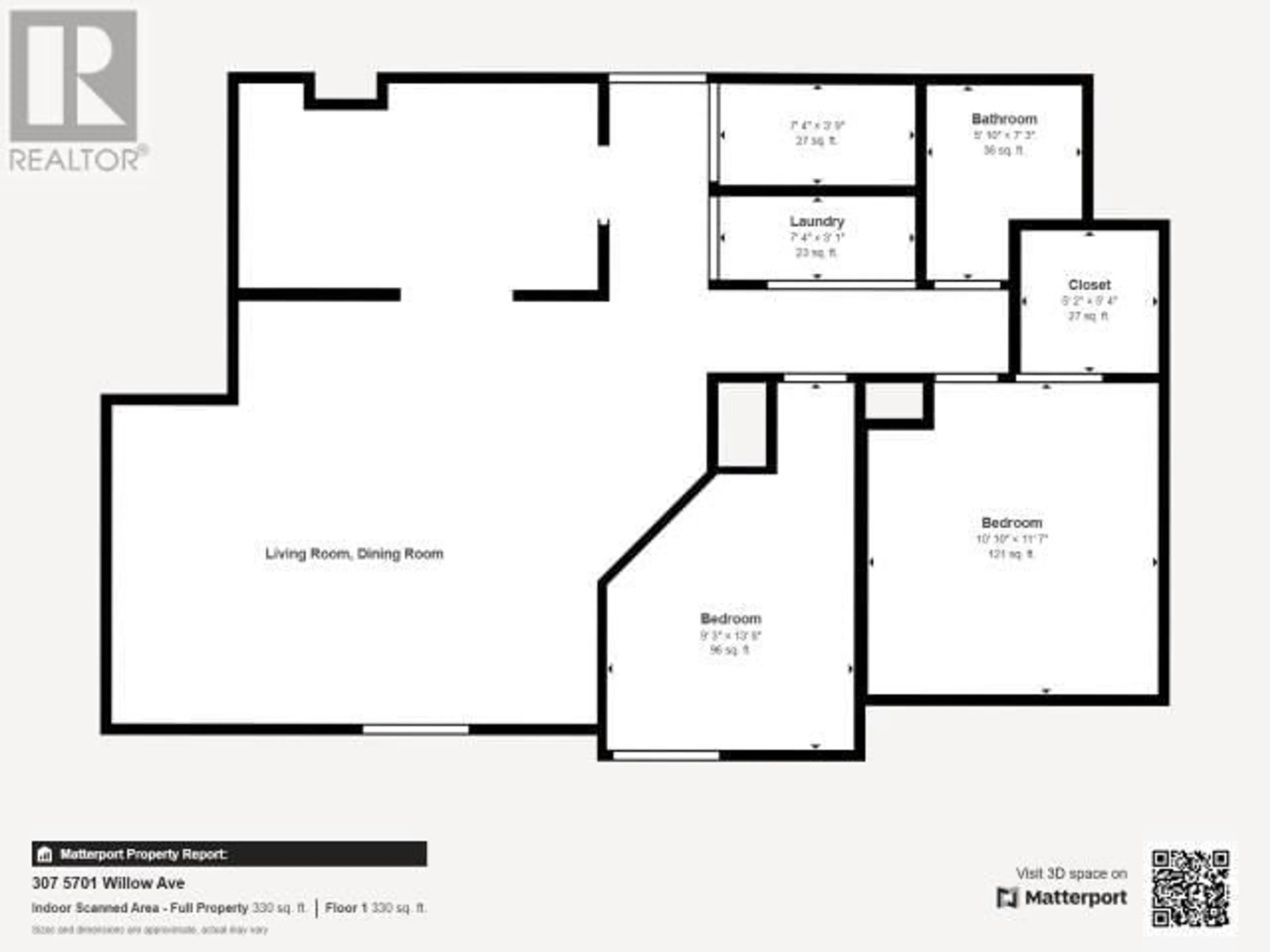 Floor plan for 307-5701 WILLOW AVE, Powell River British Columbia