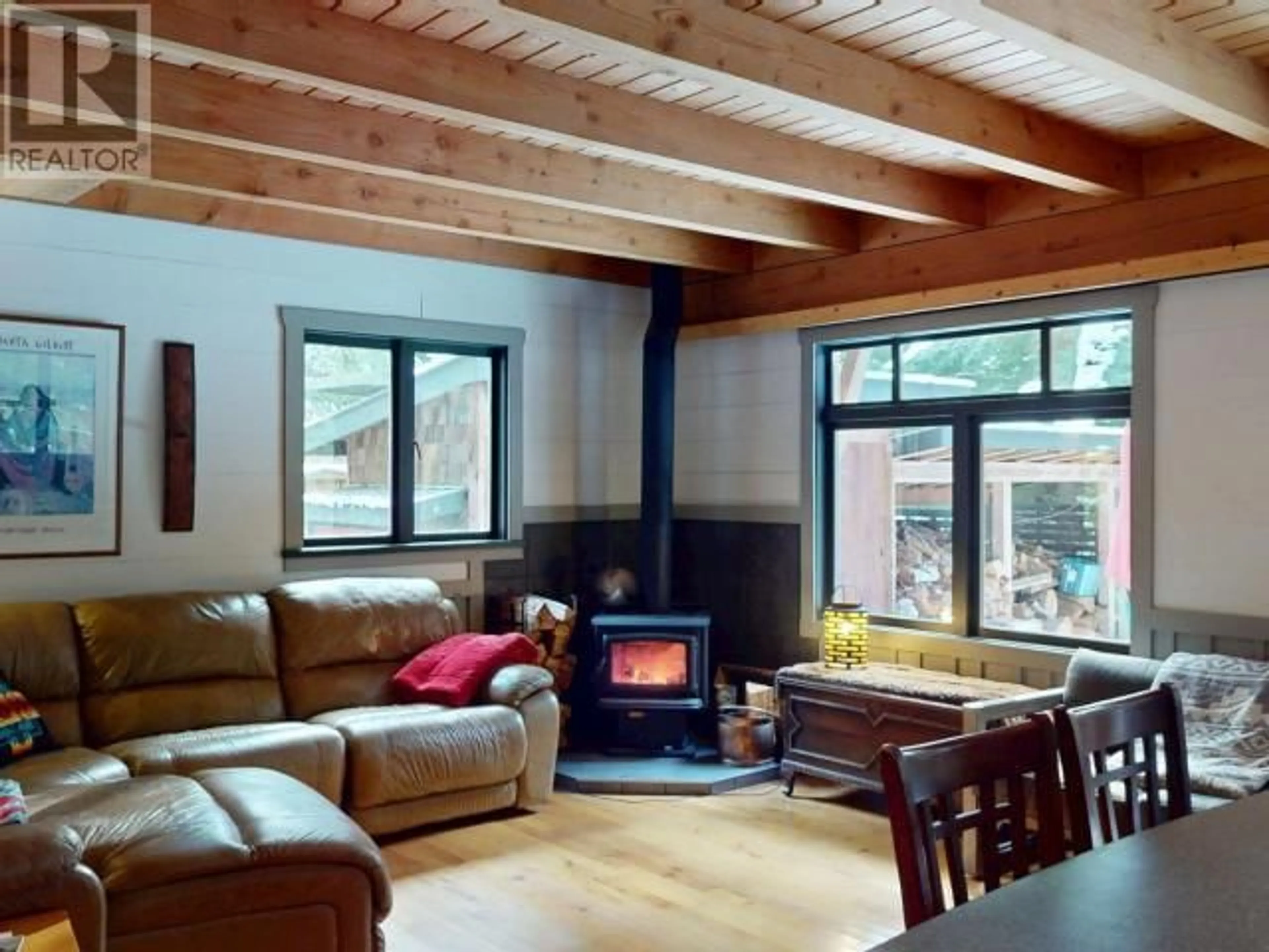 Living room with furniture, wood/laminate floor for 1223 VANCOUVER BLVD, Savary Island British Columbia