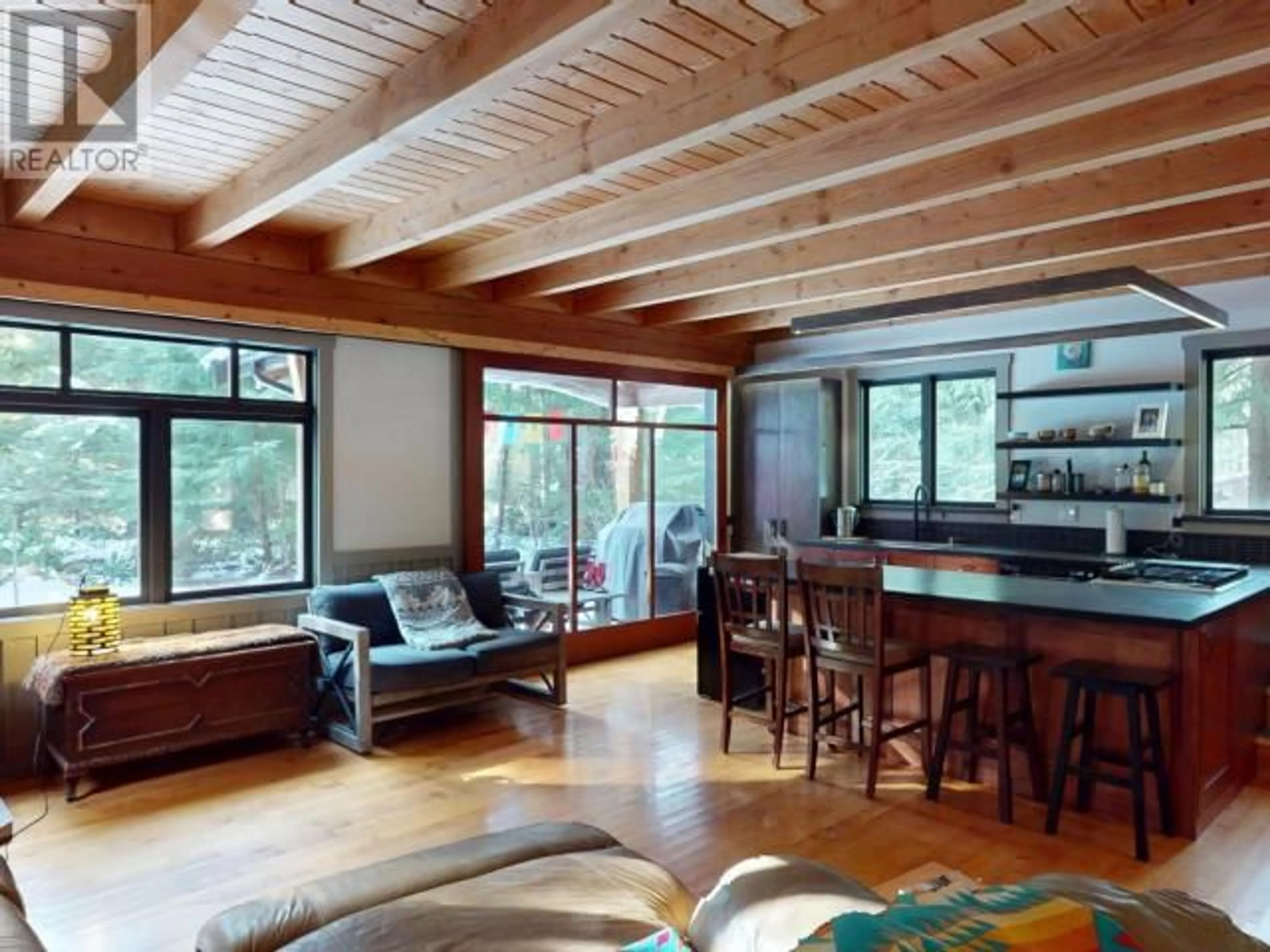 Living room with furniture, wood/laminate floor for 1223 VANCOUVER BLVD, Savary Island British Columbia