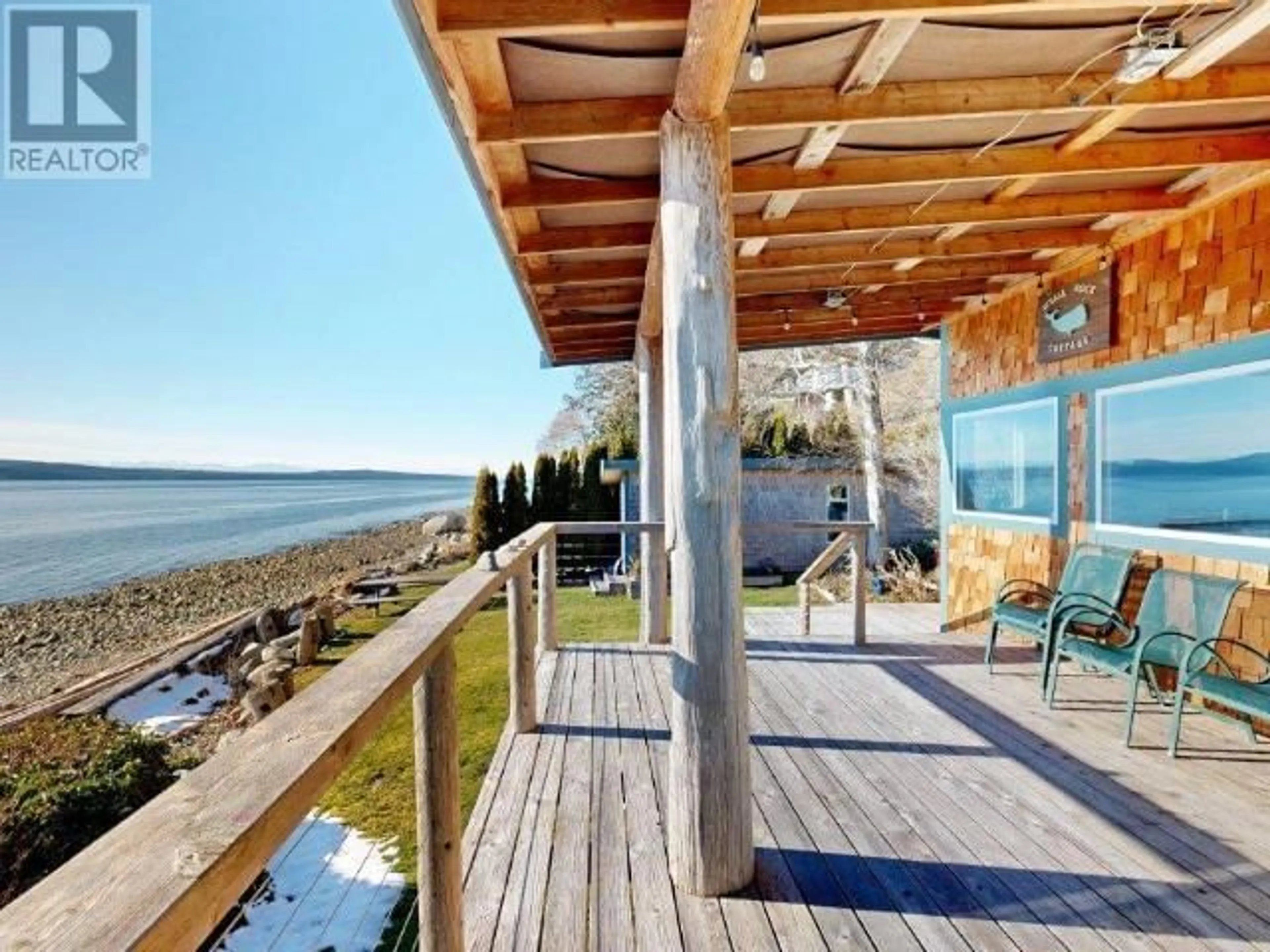 Patio, water/lake/river/ocean view for 8863 STARK ROAD, Powell River British Columbia V8A0H5