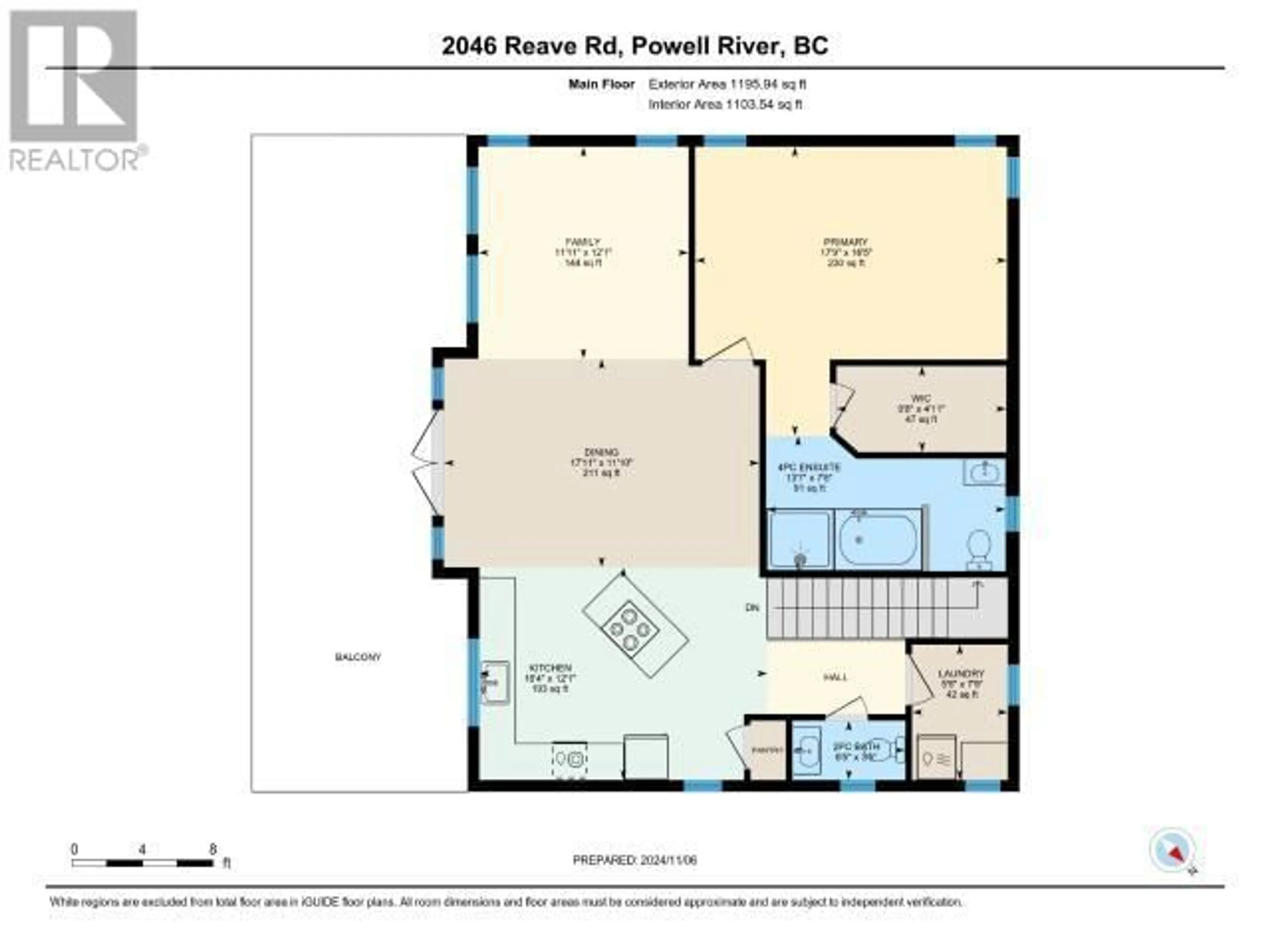 Floor plan for 2046 REAVE ROAD, Powell River British Columbia V8A0J3