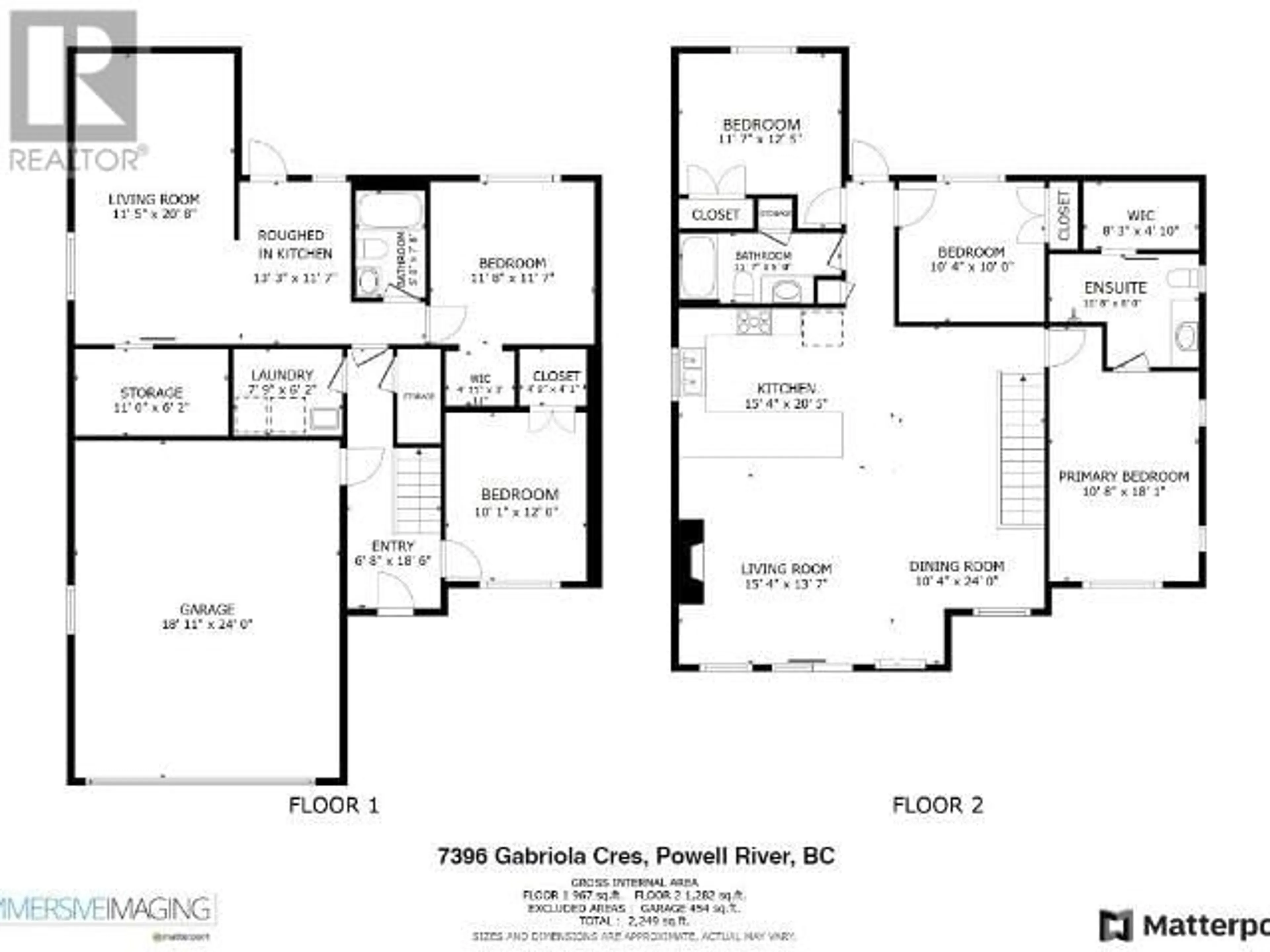 Floor plan for 7396 GABRIOLA CRESCENT, Powell River British Columbia V8A0A9