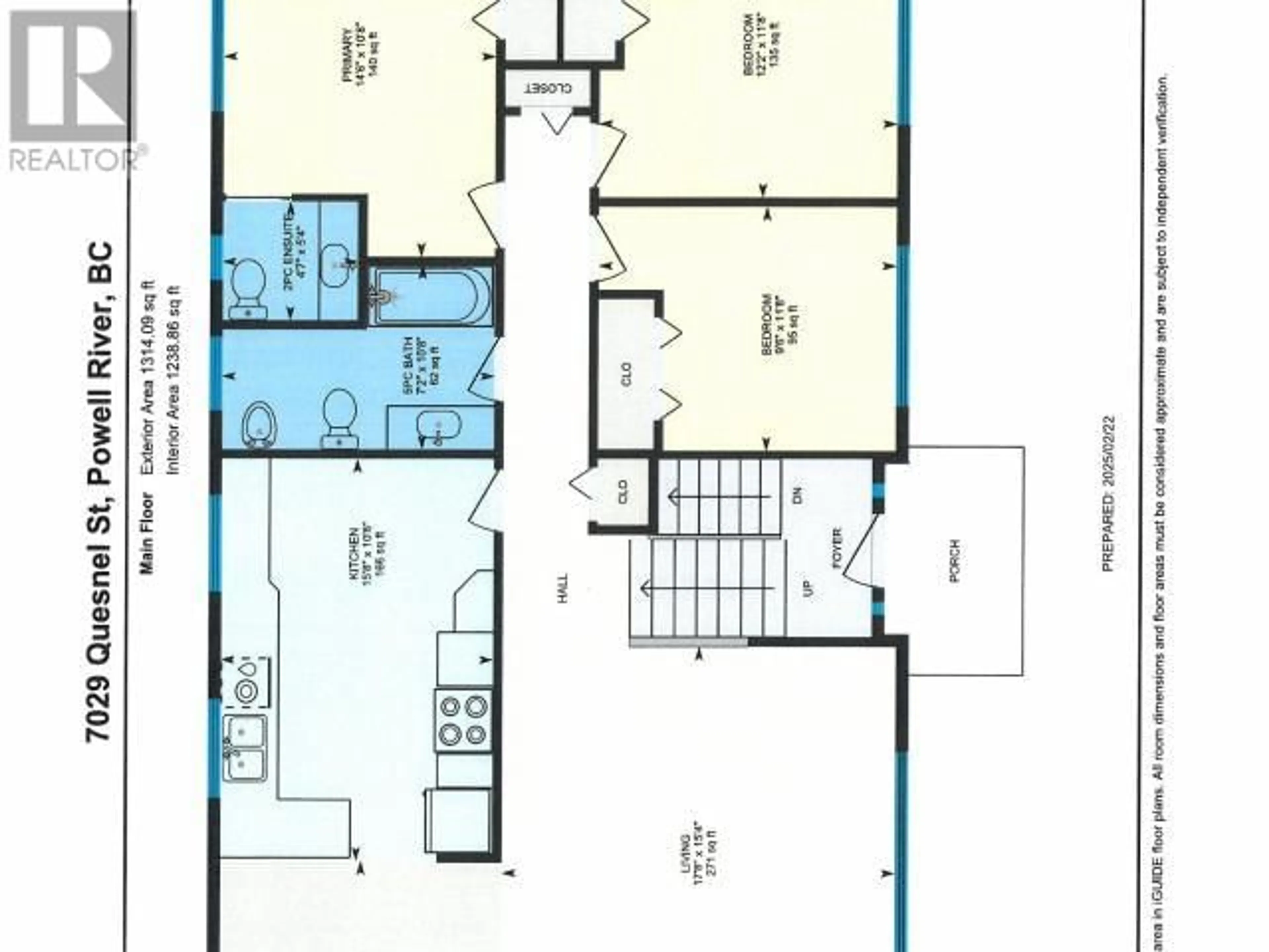 Floor plan for 7029 QUESNEL STREET, Powell River British Columbia V8A1J5