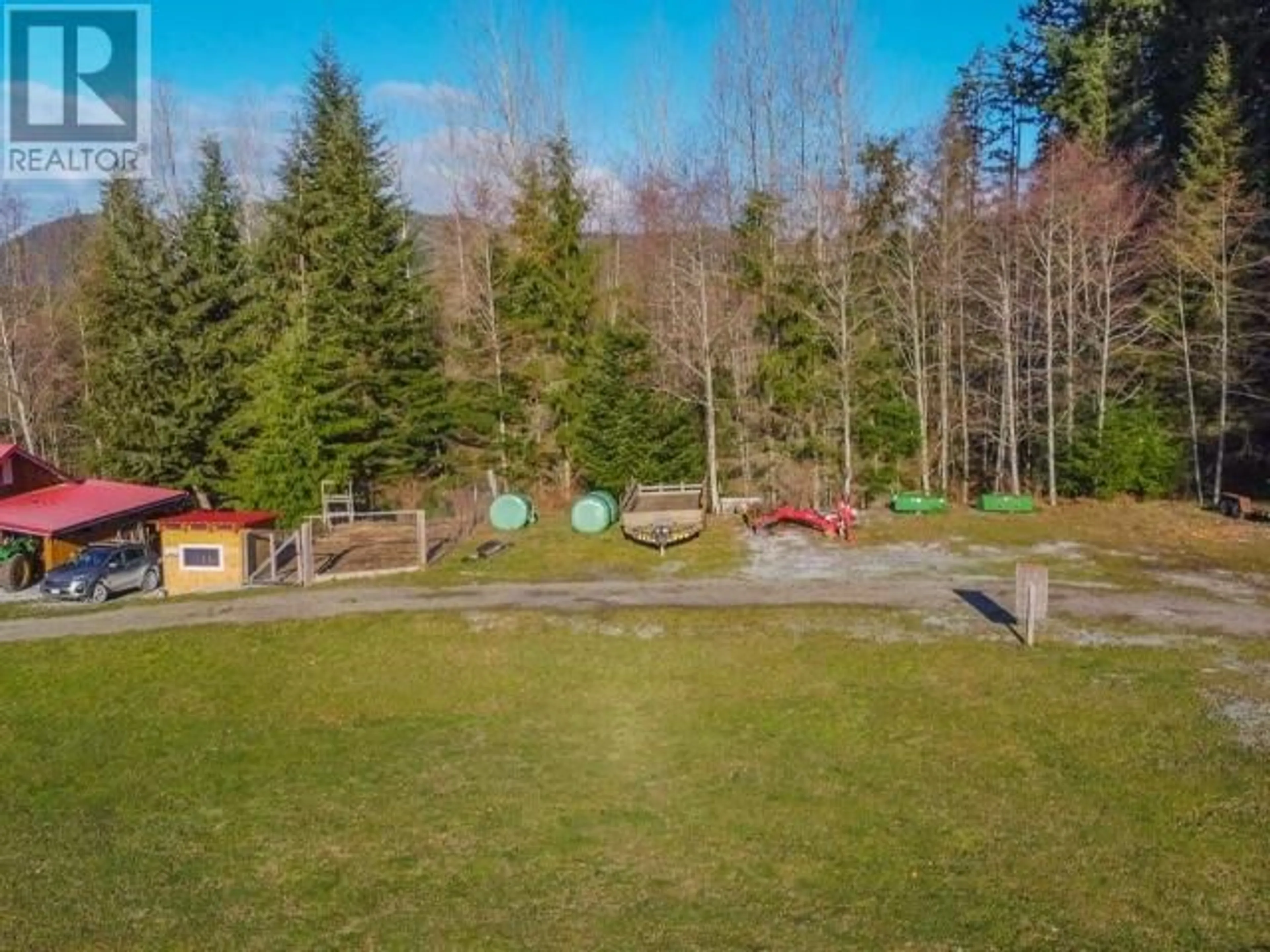 A pic from outside/outdoor area/front of a property/back of a property/a pic from drone, forest/trees view for 5956 CENTRAL ROAD, Texada Island British Columbia V0N3K0