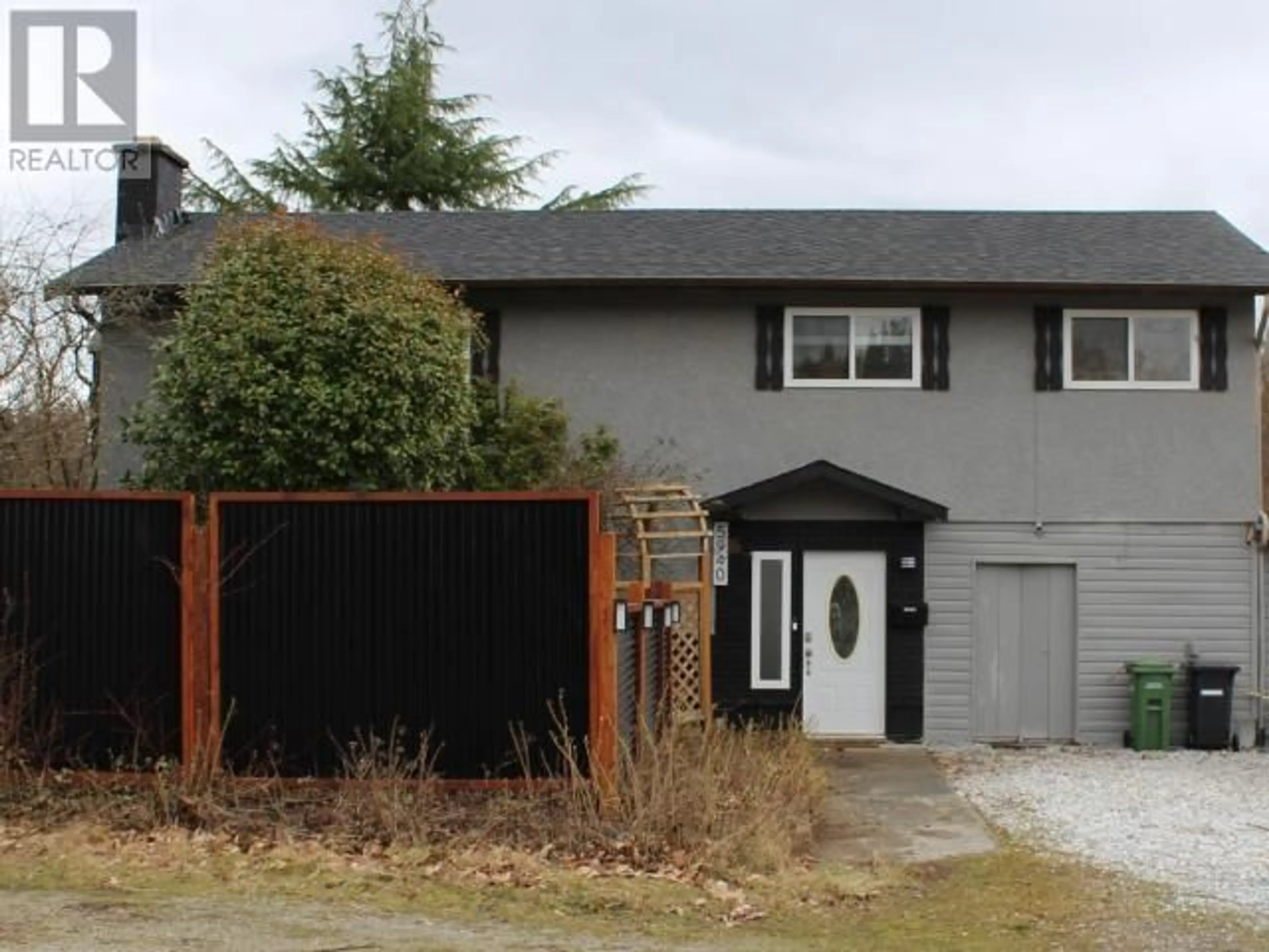 Home with vinyl exterior material, street for 5940 NASS STREET, Powell River British Columbia