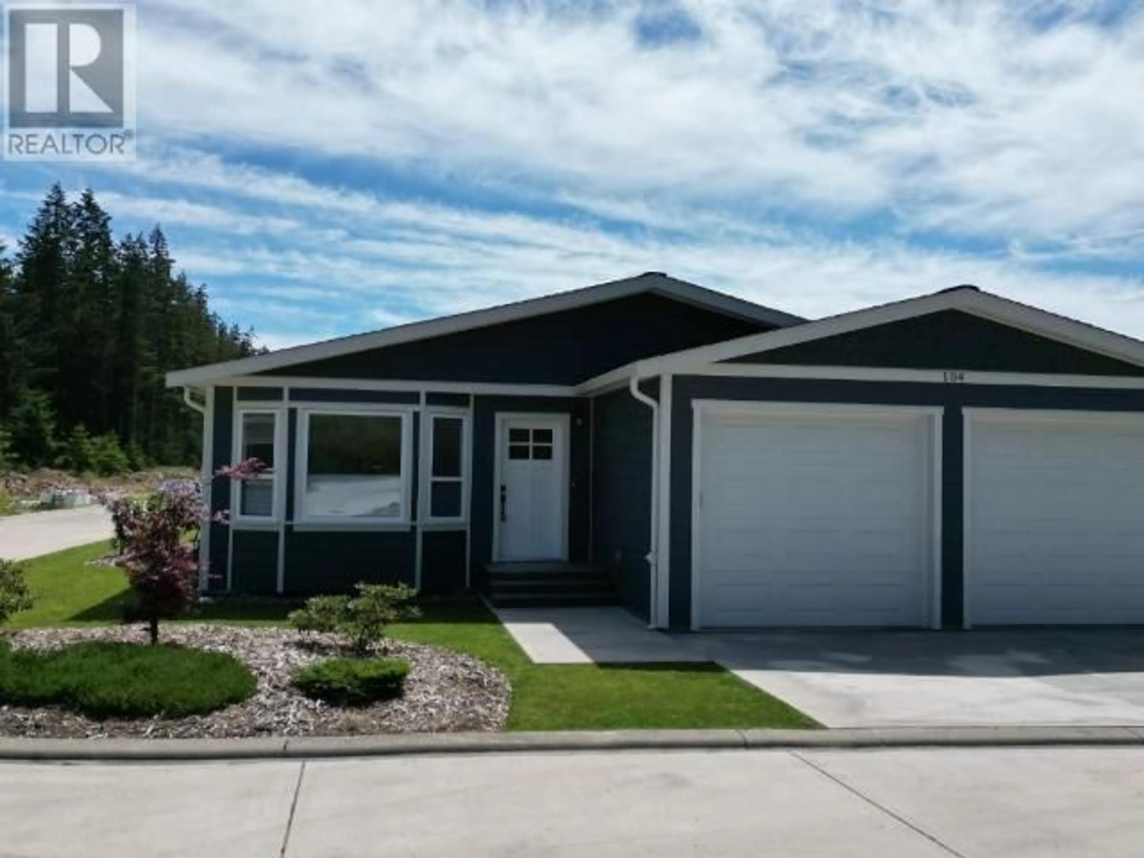 Home with vinyl exterior material, street for 104 - 7440 NOOTKA STREET, Powell River British Columbia V8A0P8