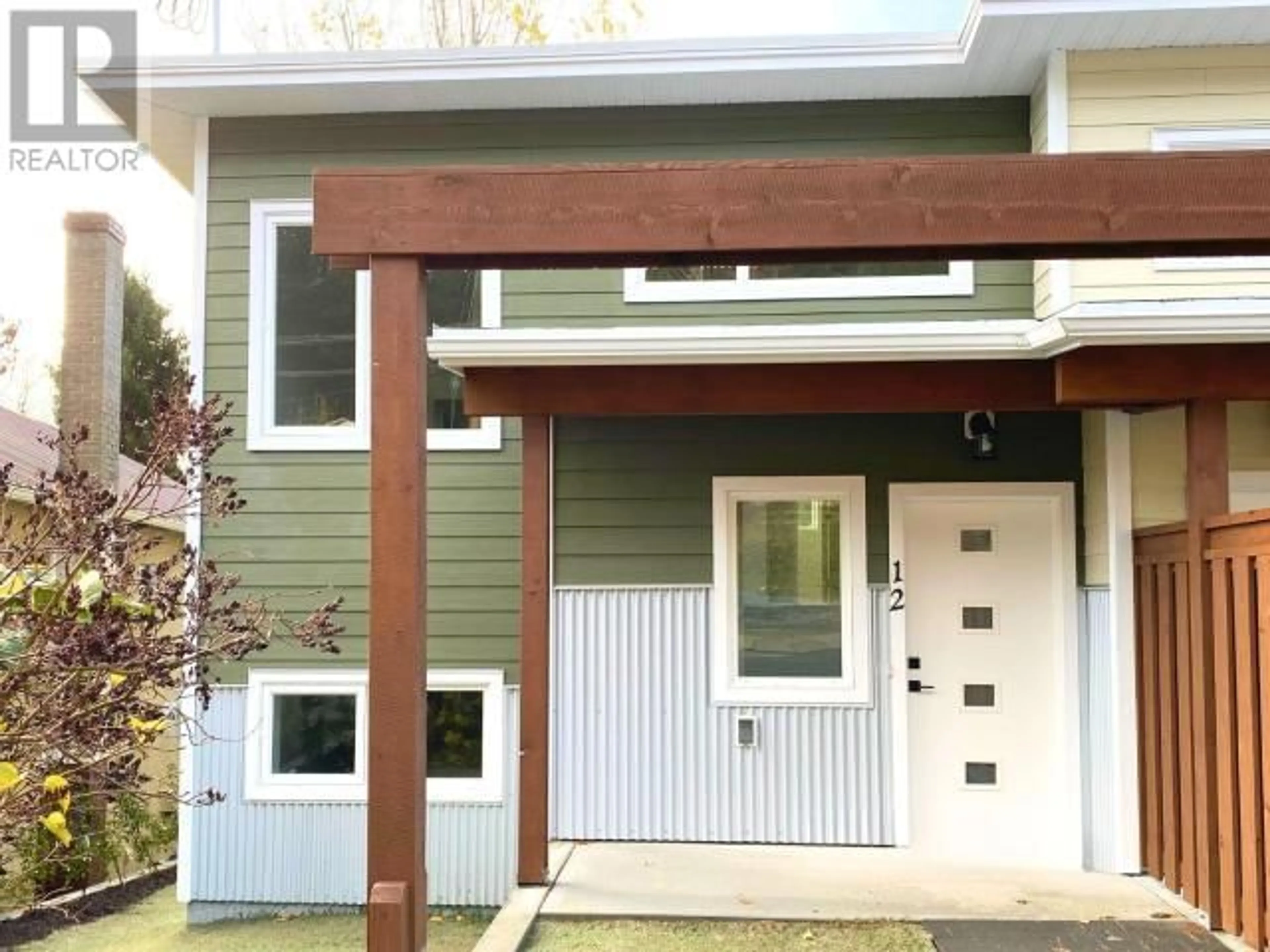 Home with vinyl exterior material, street for 12-6730 CRANBERRY STREET, Powell River British Columbia V8A3Z4