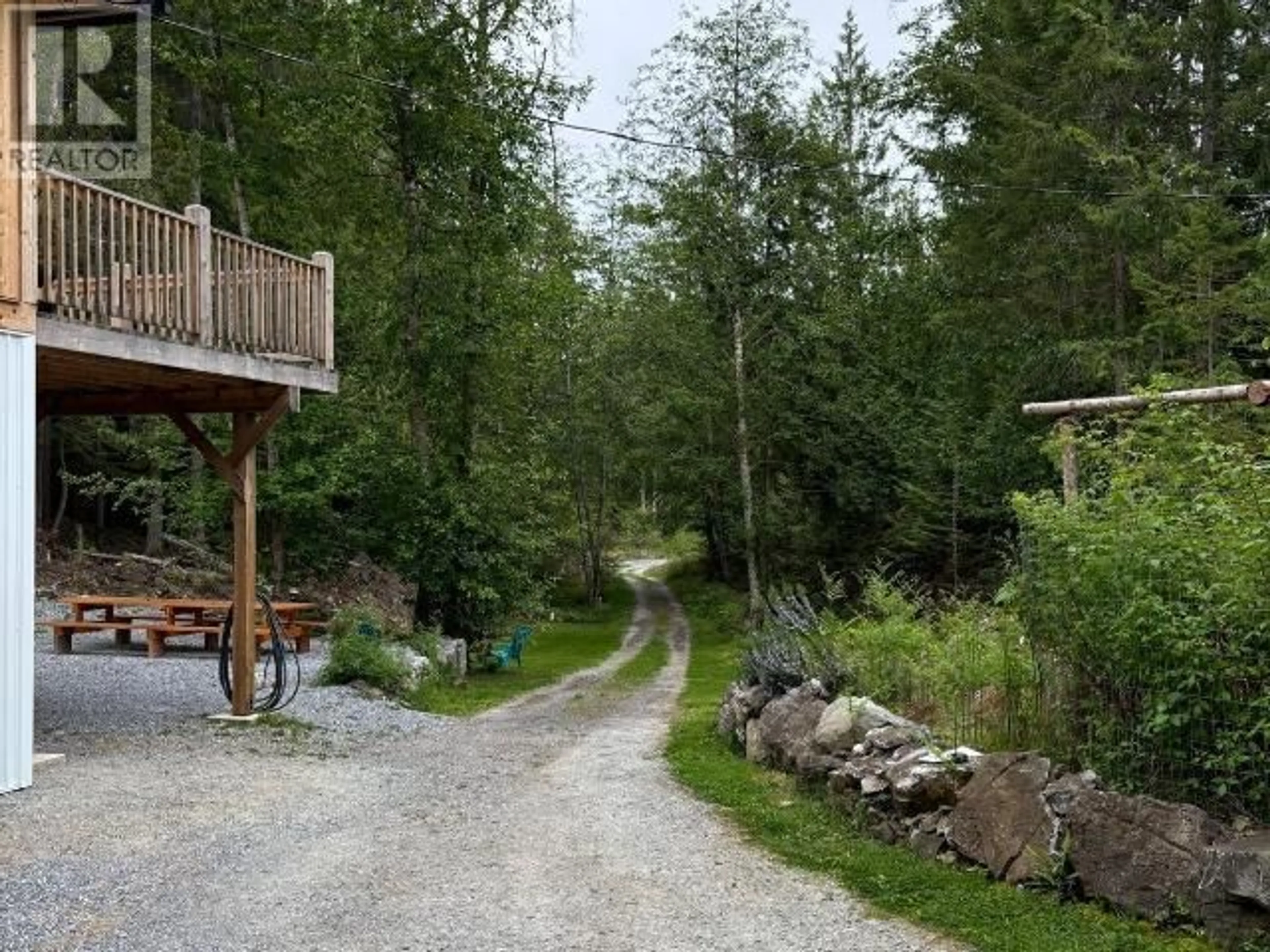 Patio, forest/trees view for 1825 BLUBBER BAY RD, Texada Island British Columbia V0N3K0