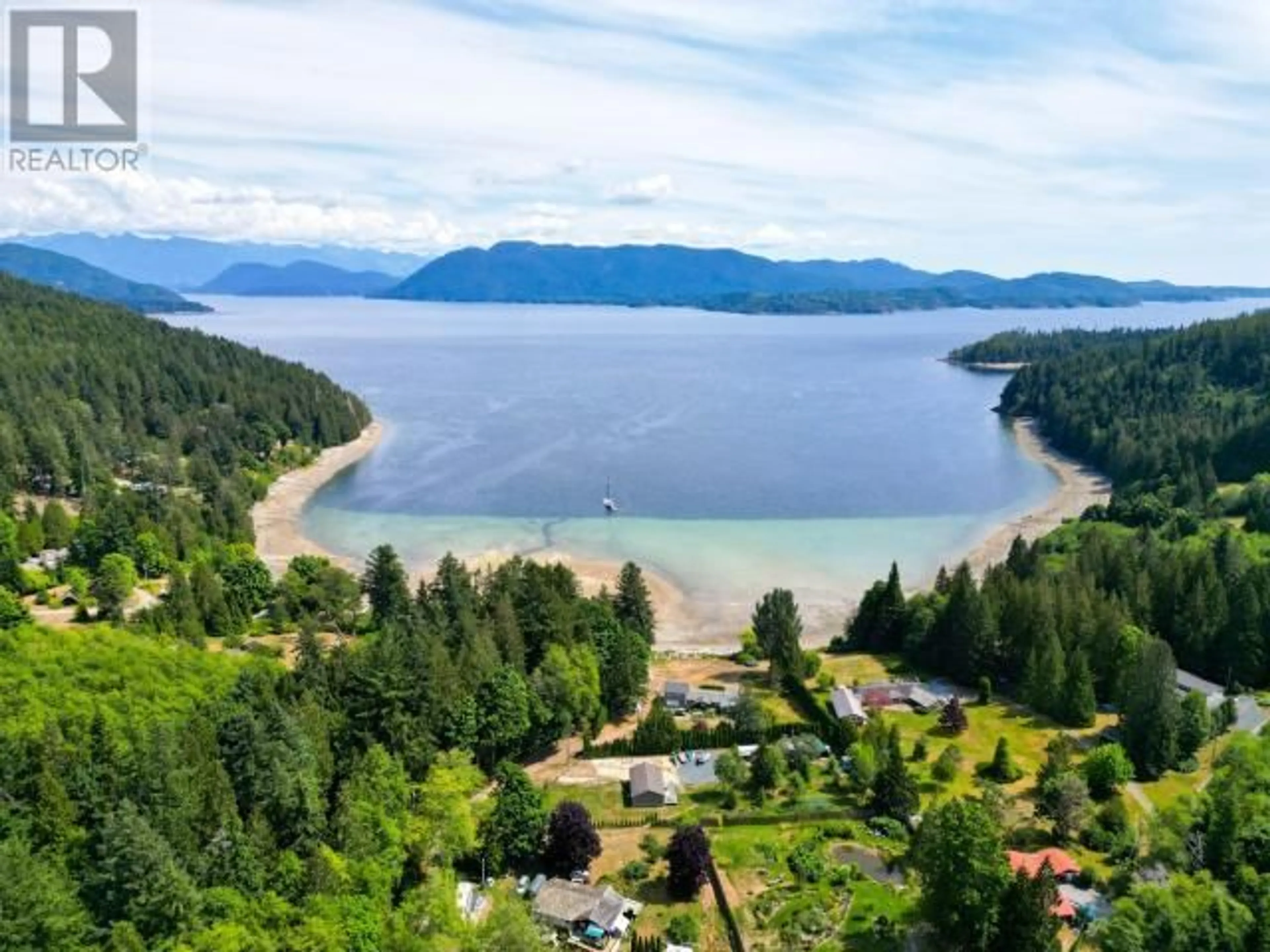 A pic from outside/outdoor area/front of a property/back of a property/a pic from drone, water/lake/river/ocean view for 2241 ROBERTS ROAD, Powell River British Columbia V8A0M5
