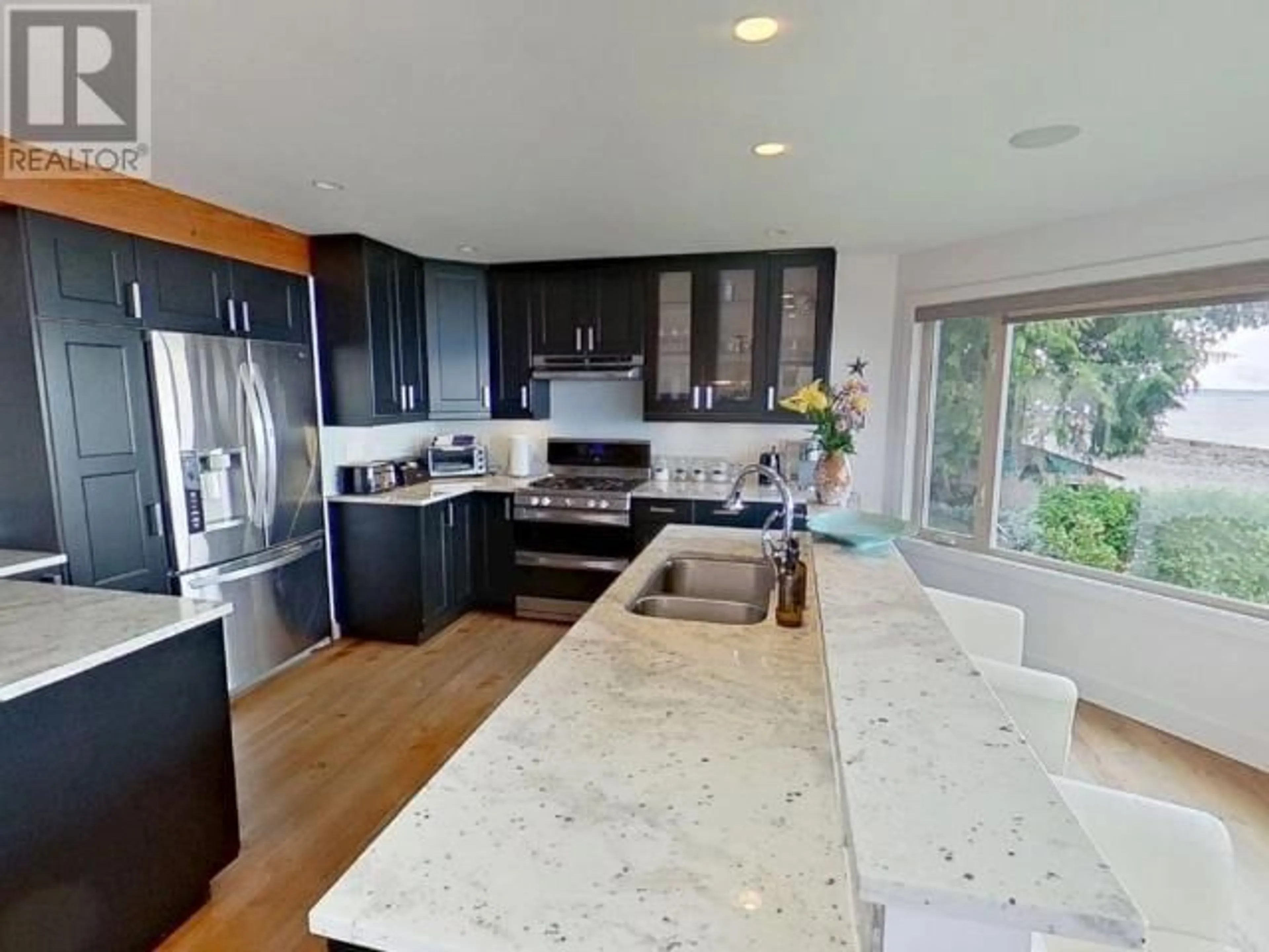 Contemporary kitchen, ceramic/tile floor for 3311 ATREVIDA ROAD, Powell River British Columbia V8A0E1