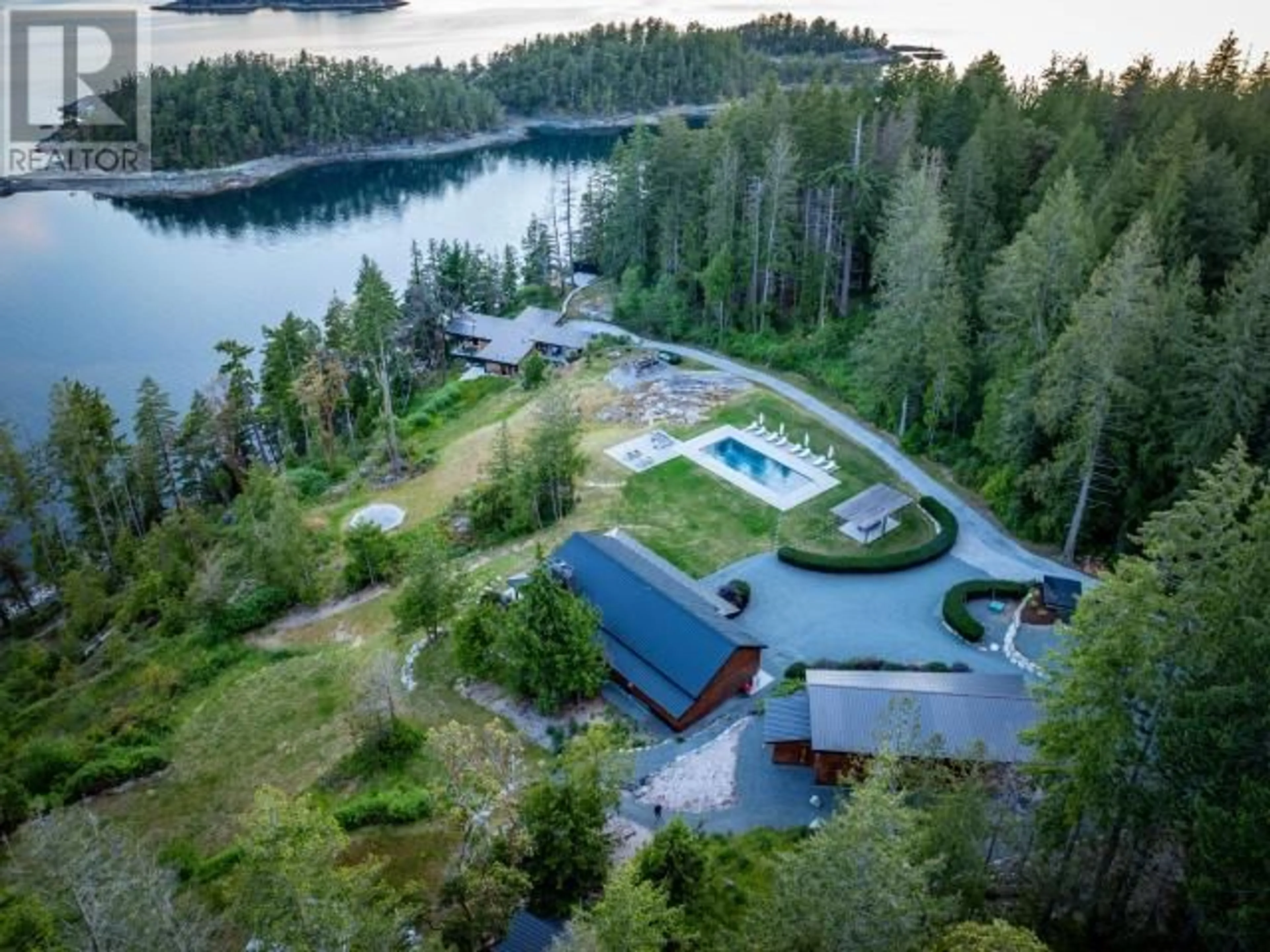 A pic from outside/outdoor area/front of a property/back of a property/a pic from drone, water/lake/river/ocean view for Lot - 3 & 4 SHARPES BAY ROAD, Powell River British Columbia V0N2G0