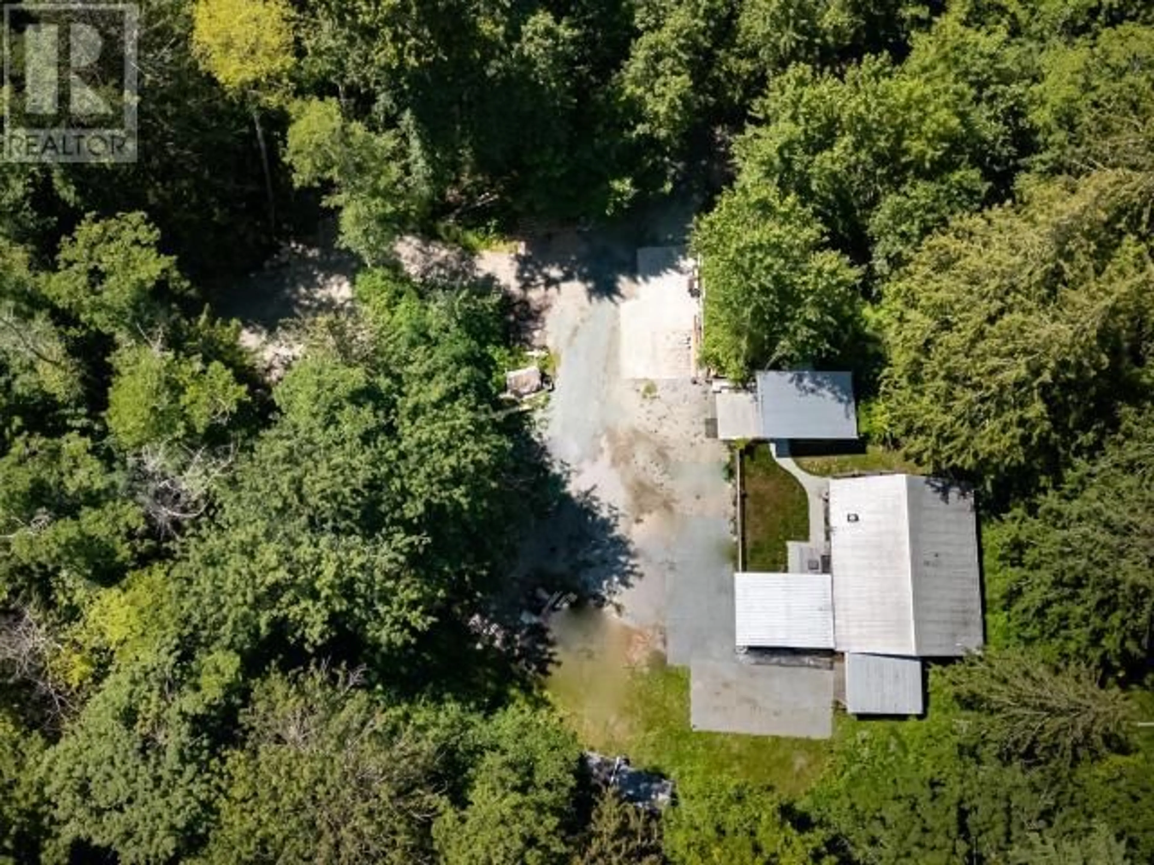 A pic from outside/outdoor area/front of a property/back of a property/a pic from drone, forest/trees view for 3462 HIGHWAY 101, Powell River British Columbia V8A0E4