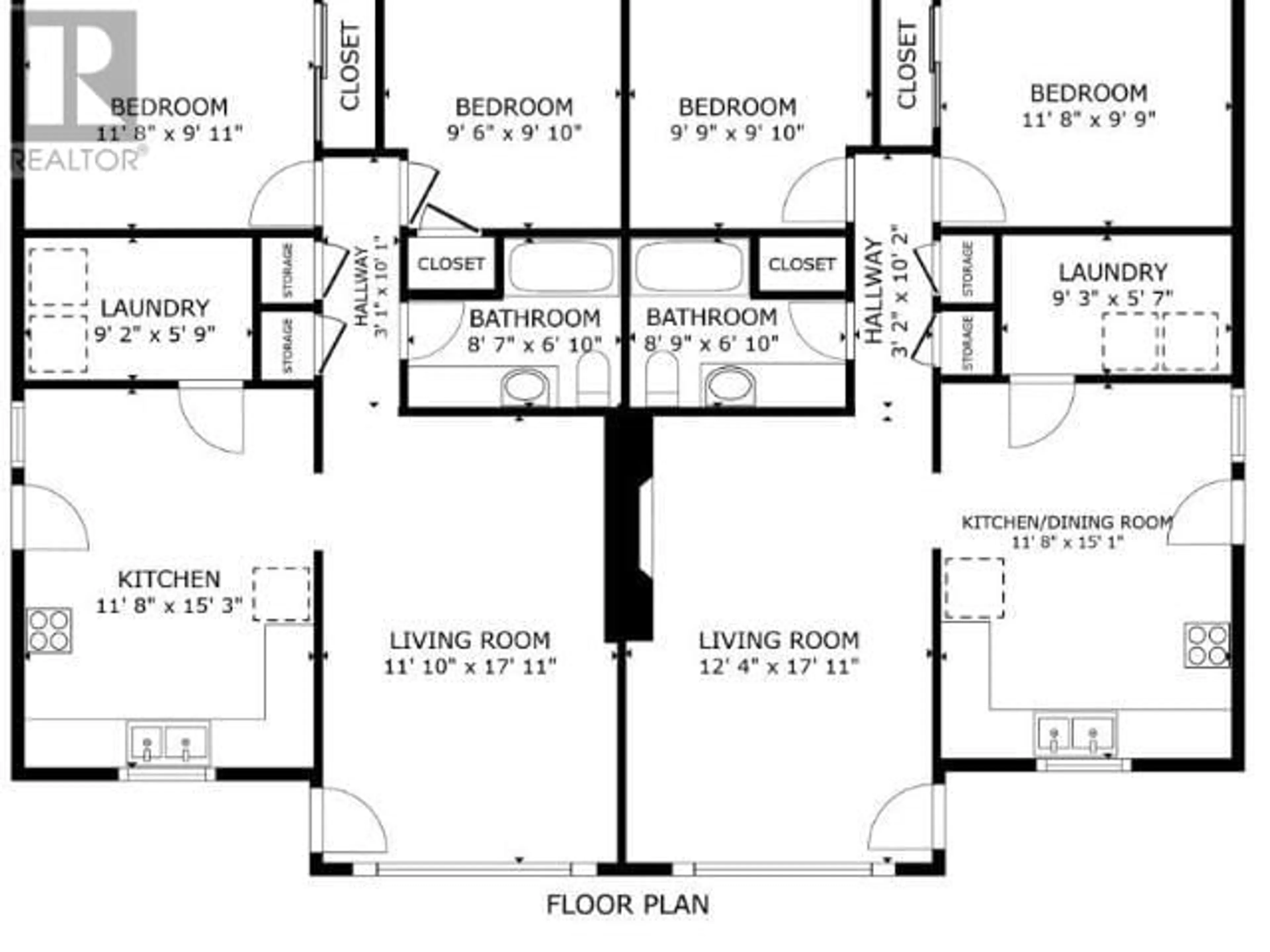 Floor plan for 3820-3822 MANITOBA AVE, Powell River British Columbia