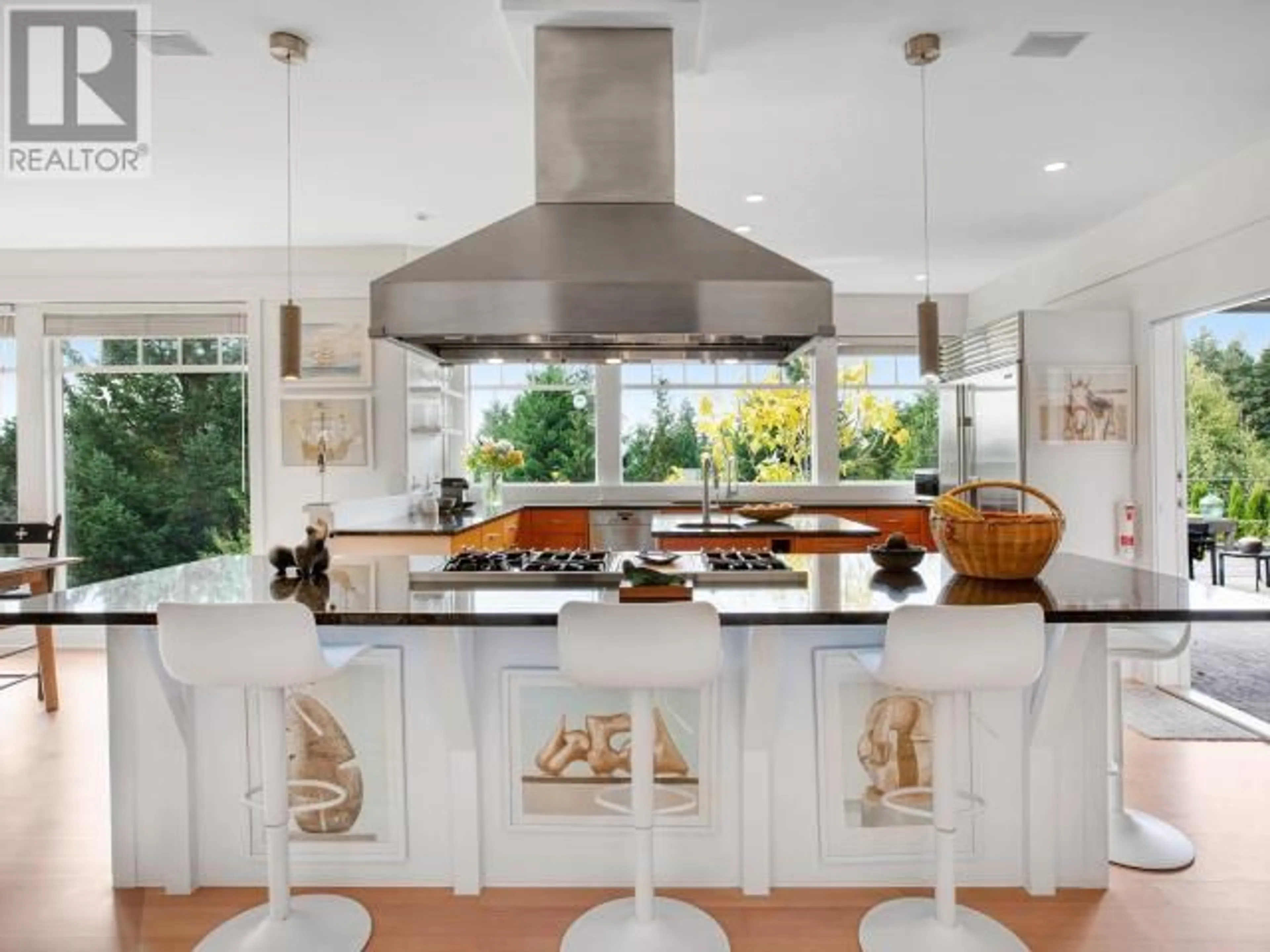 Contemporary kitchen, ceramic/tile floor for 3419 YEW KWUM PLACE, Powell River British Columbia V8A5T5