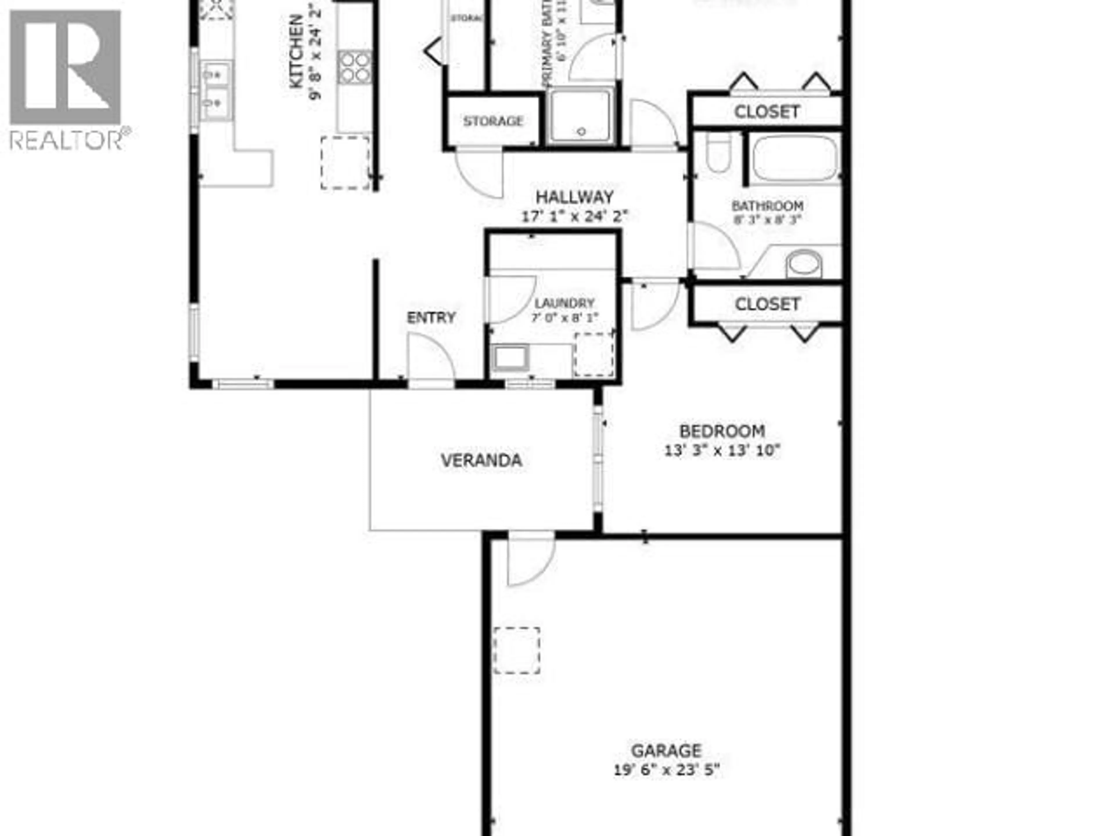 Floor plan for 5 - 4897 ONTARIO AVE, Powell River British Columbia V8A5T7