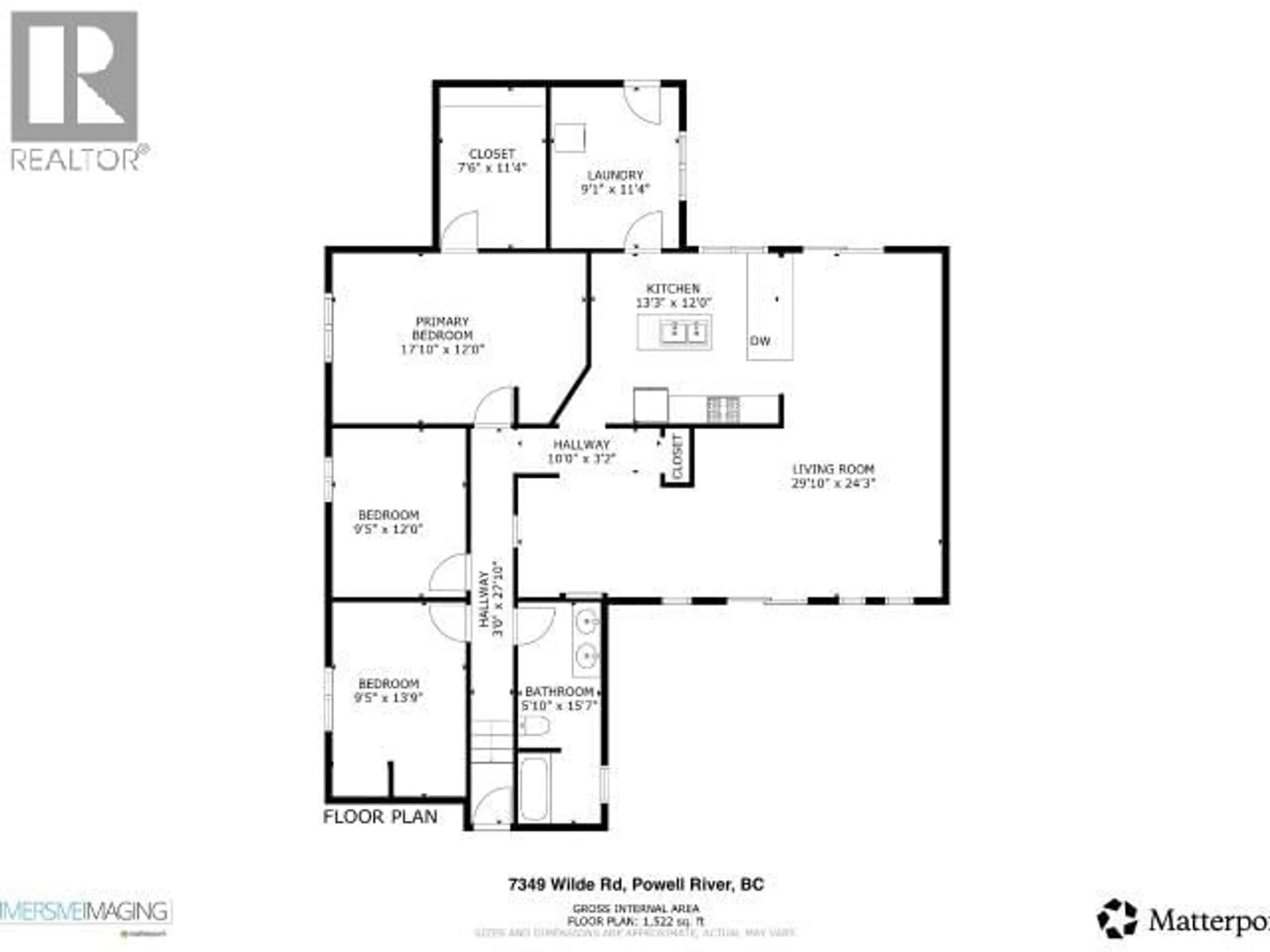 Floor plan for 7349 WILDE ROAD, Powell River British Columbia V8A0C5