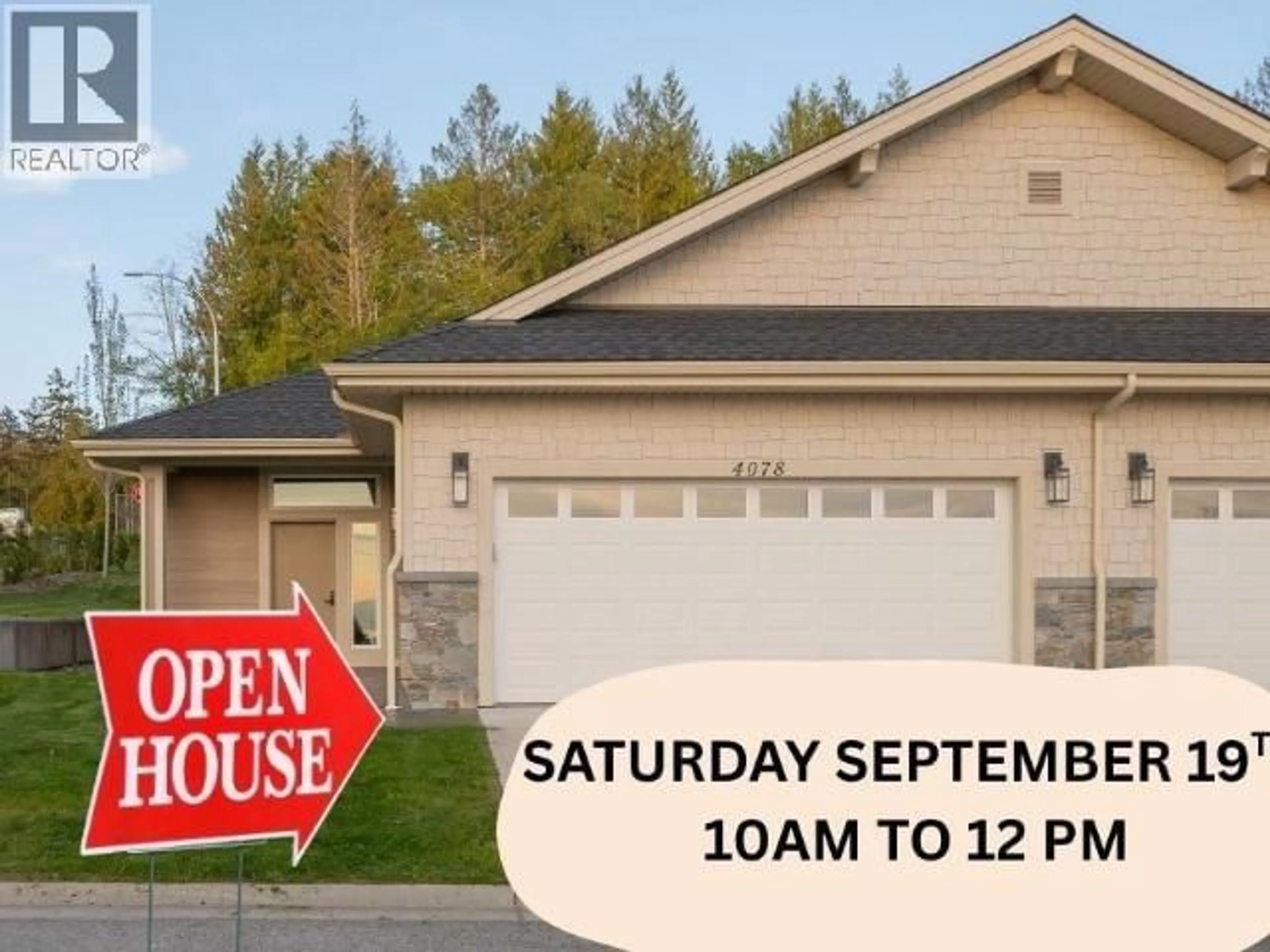 Home with vinyl exterior material, street for 4078 SATURNA AVE, Powell River British Columbia V8A5T4