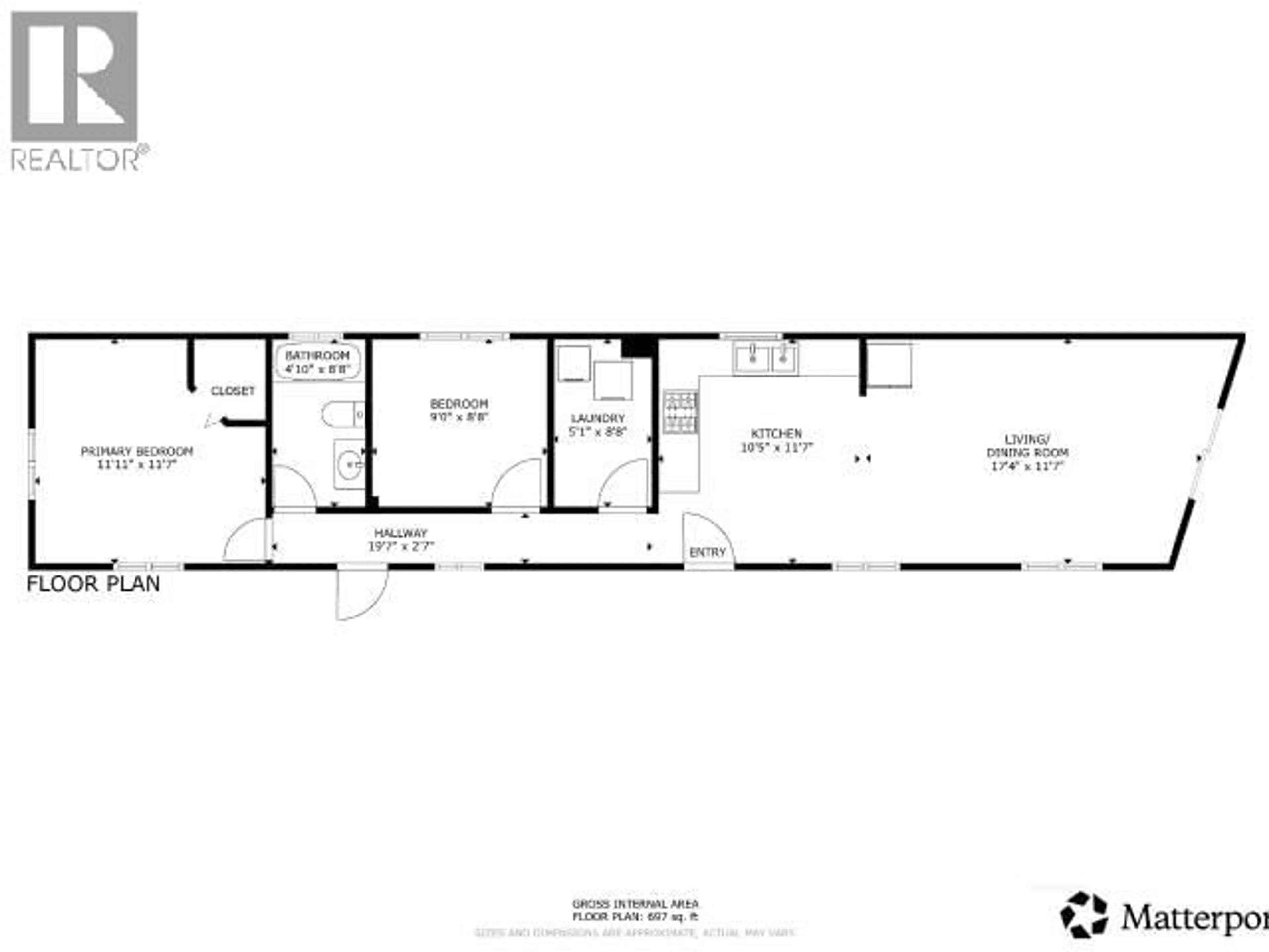 Floor plan for 41-7624 DUNCAN STREET, Powell River British Columbia V8A5L2