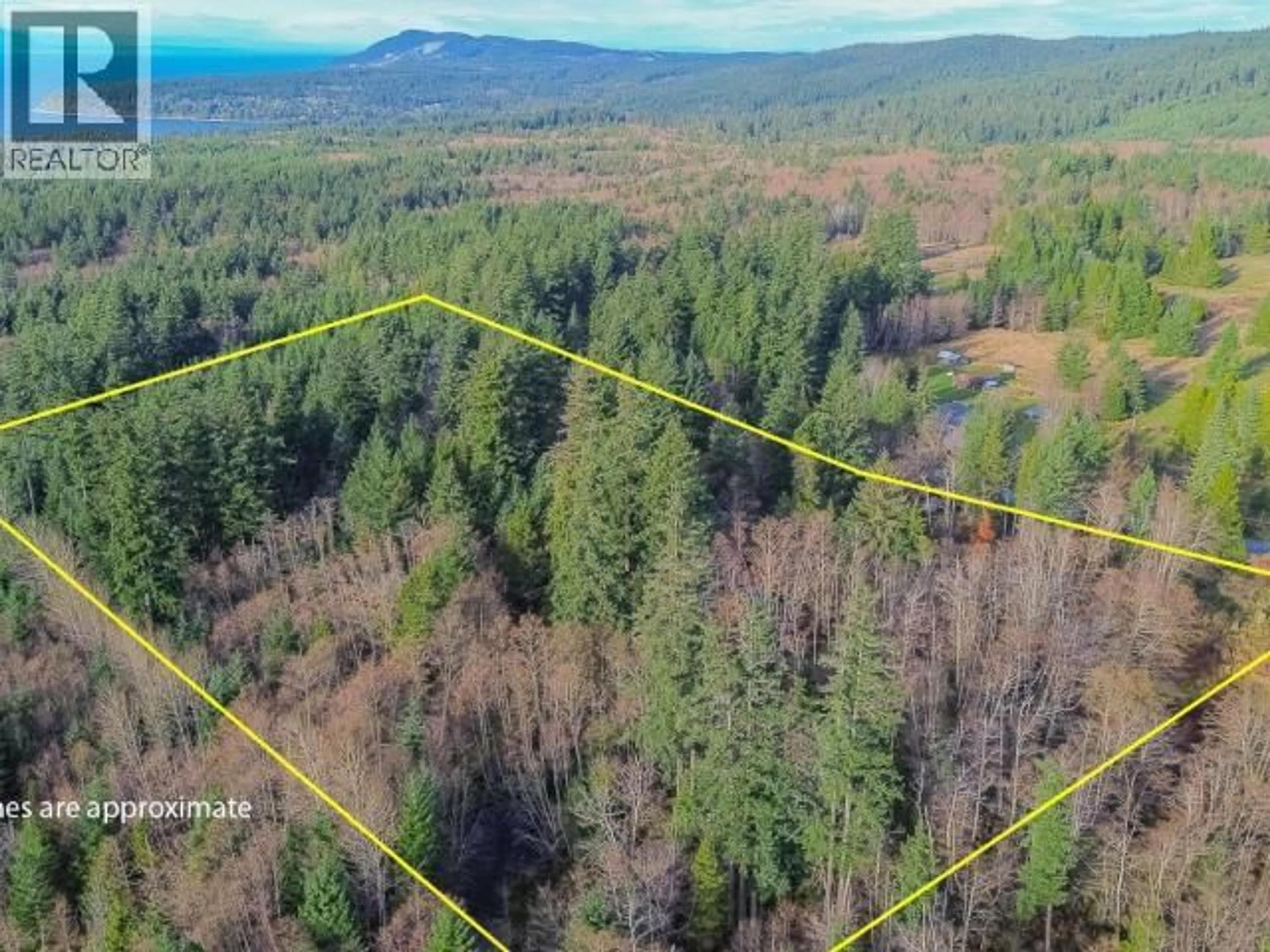 A pic from outside/outdoor area/front of a property/back of a property/a pic from drone, forest/trees view for 6080 SHELTER POINT ROAD, Texada Island British Columbia V0N1W0