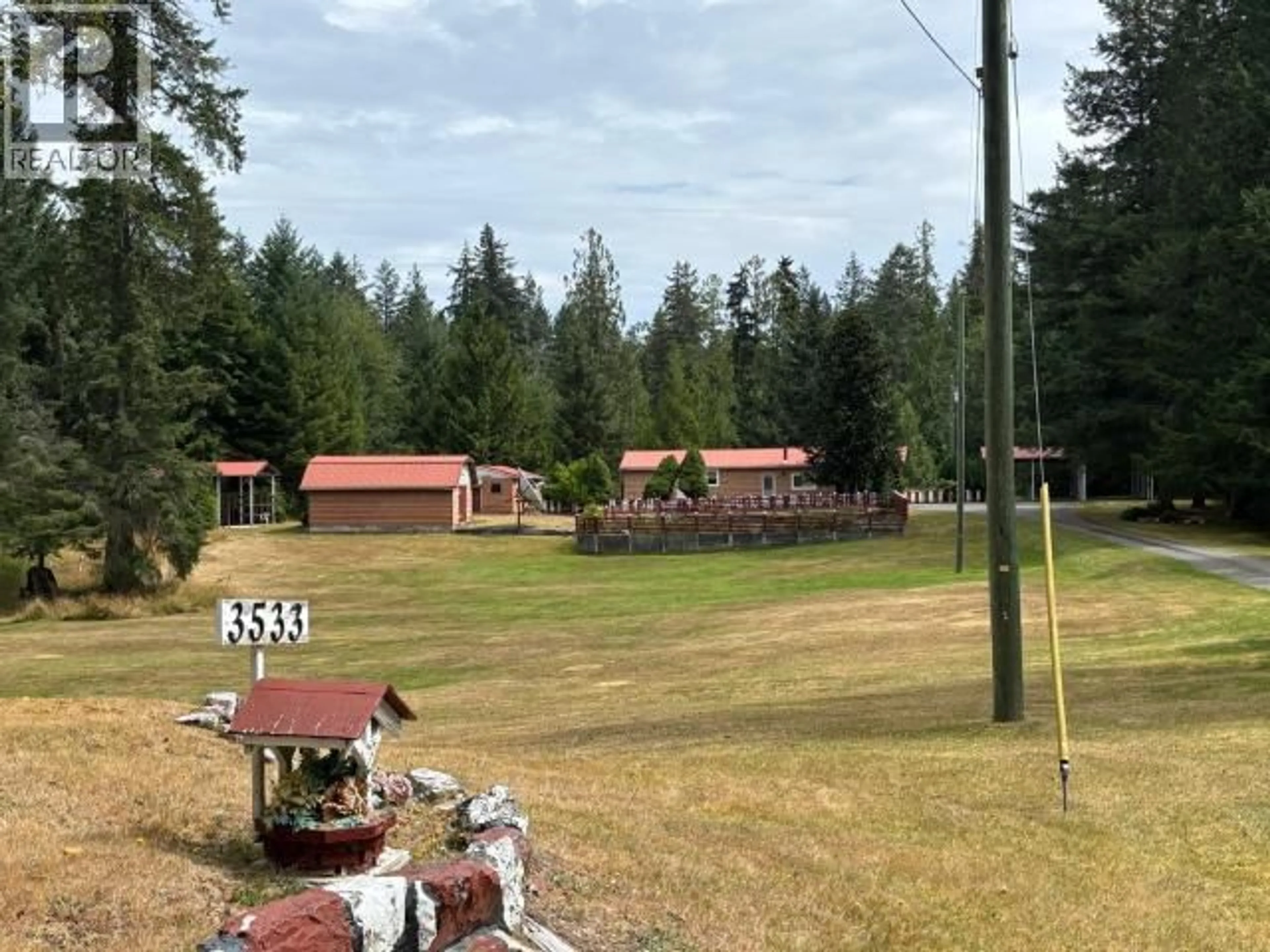 A pic from outside/outdoor area/front of a property/back of a property/a pic from drone, mountain view for 3533 GILLIES BAY ROAD, Texada Island British Columbia V0N3K0