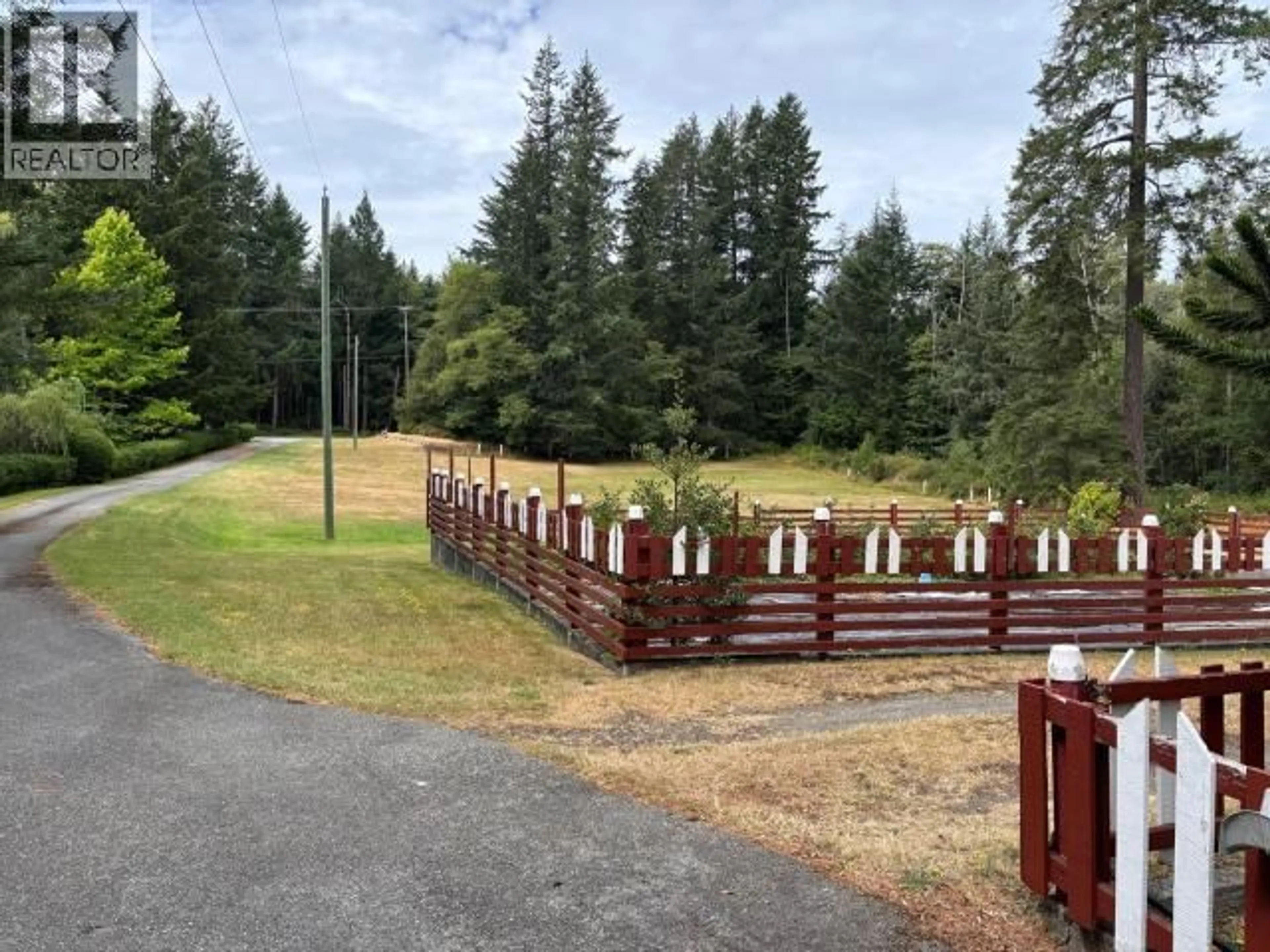 A pic from outside/outdoor area/front of a property/back of a property/a pic from drone, forest/trees view for 3533 GILLIES BAY ROAD, Texada Island British Columbia V0N3K0