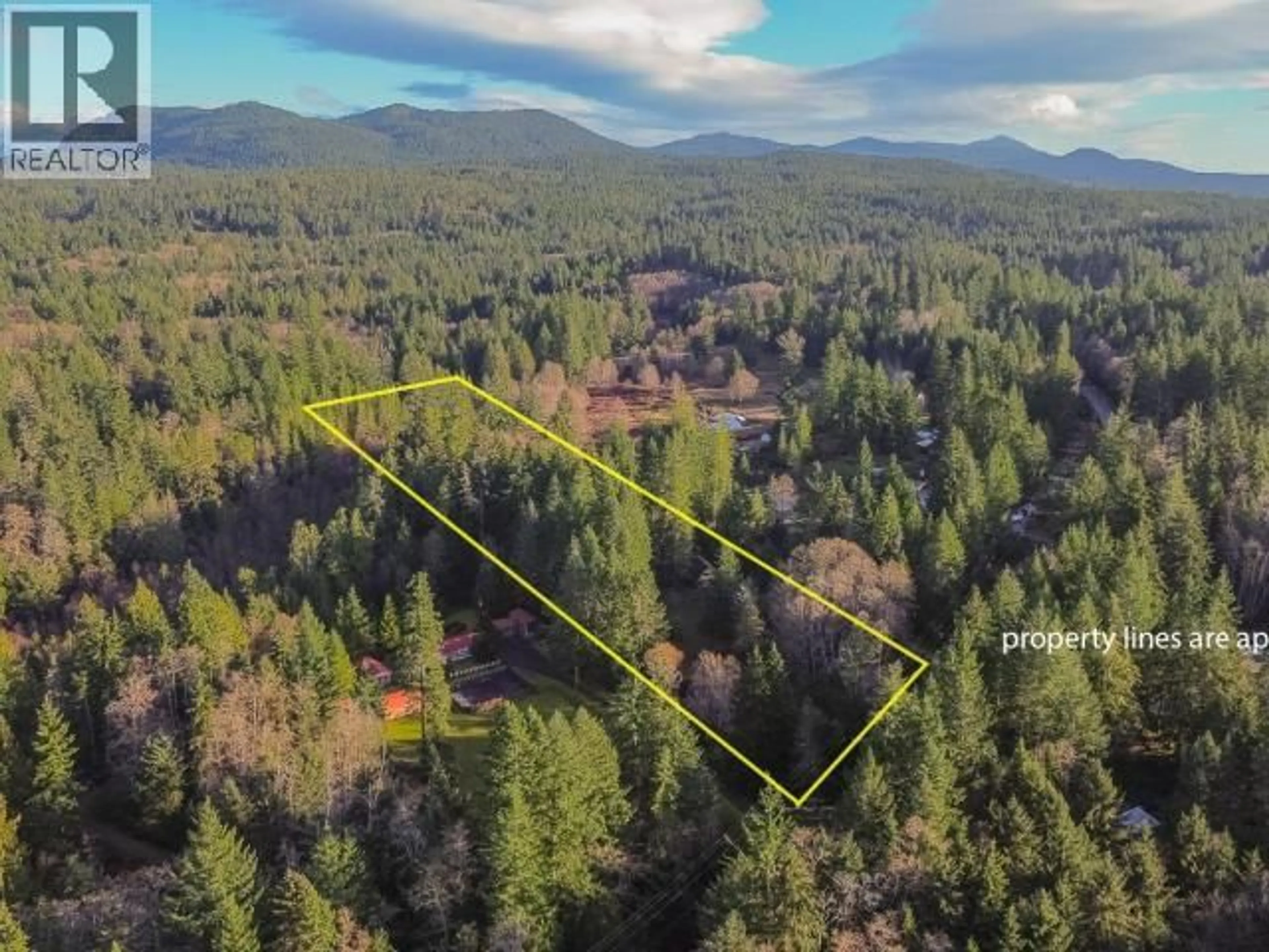 A pic from outside/outdoor area/front of a property/back of a property/a pic from drone, forest/trees view for 3559 GILLIES BAY RD, Texada Island British Columbia V0N3K0