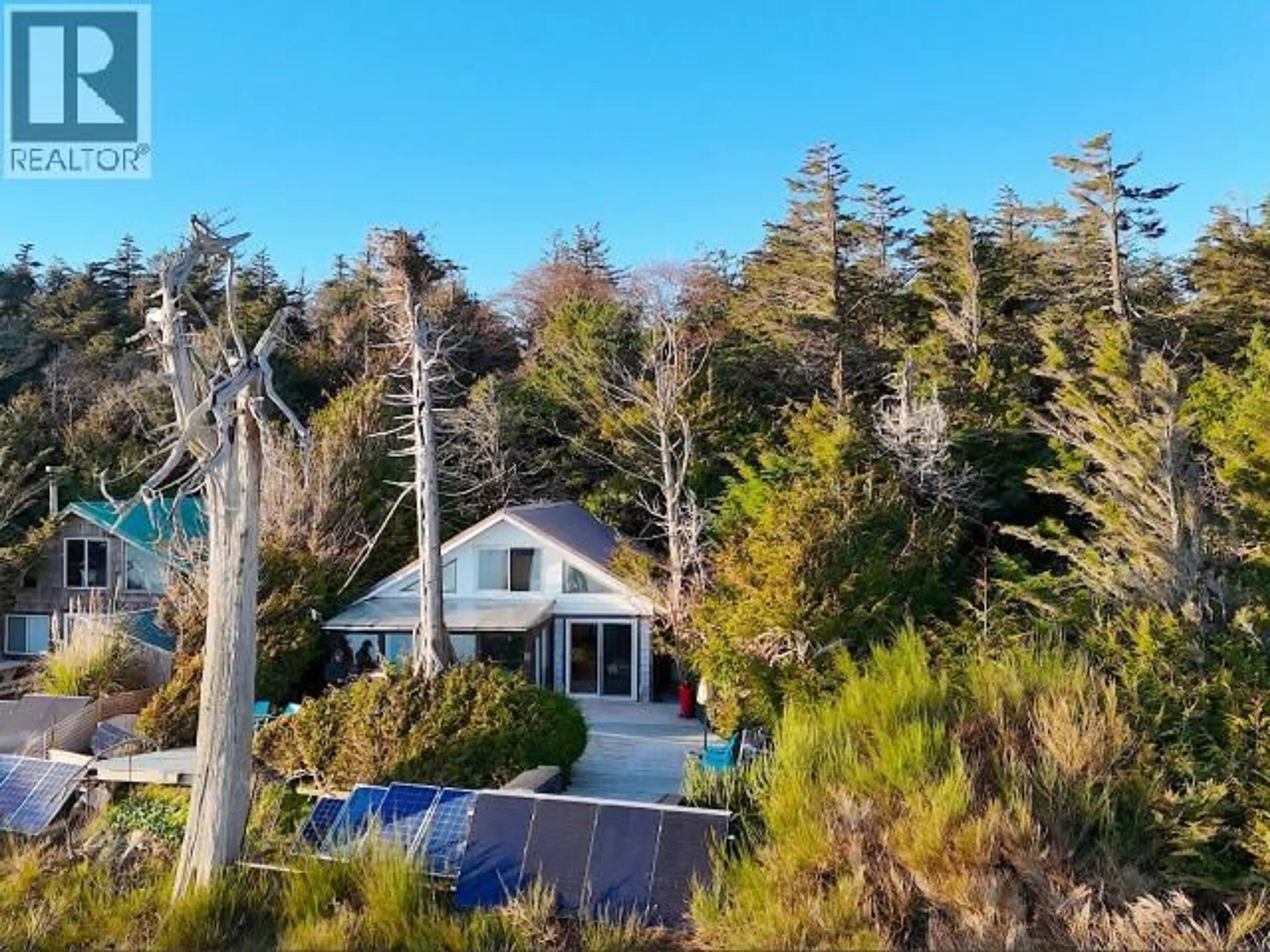 A pic from outside/outdoor area/front of a property/back of a property/a pic from drone, water/lake/river/ocean view for 08 - 1716 VANCOUVER BLVD, Savary Island British Columbia