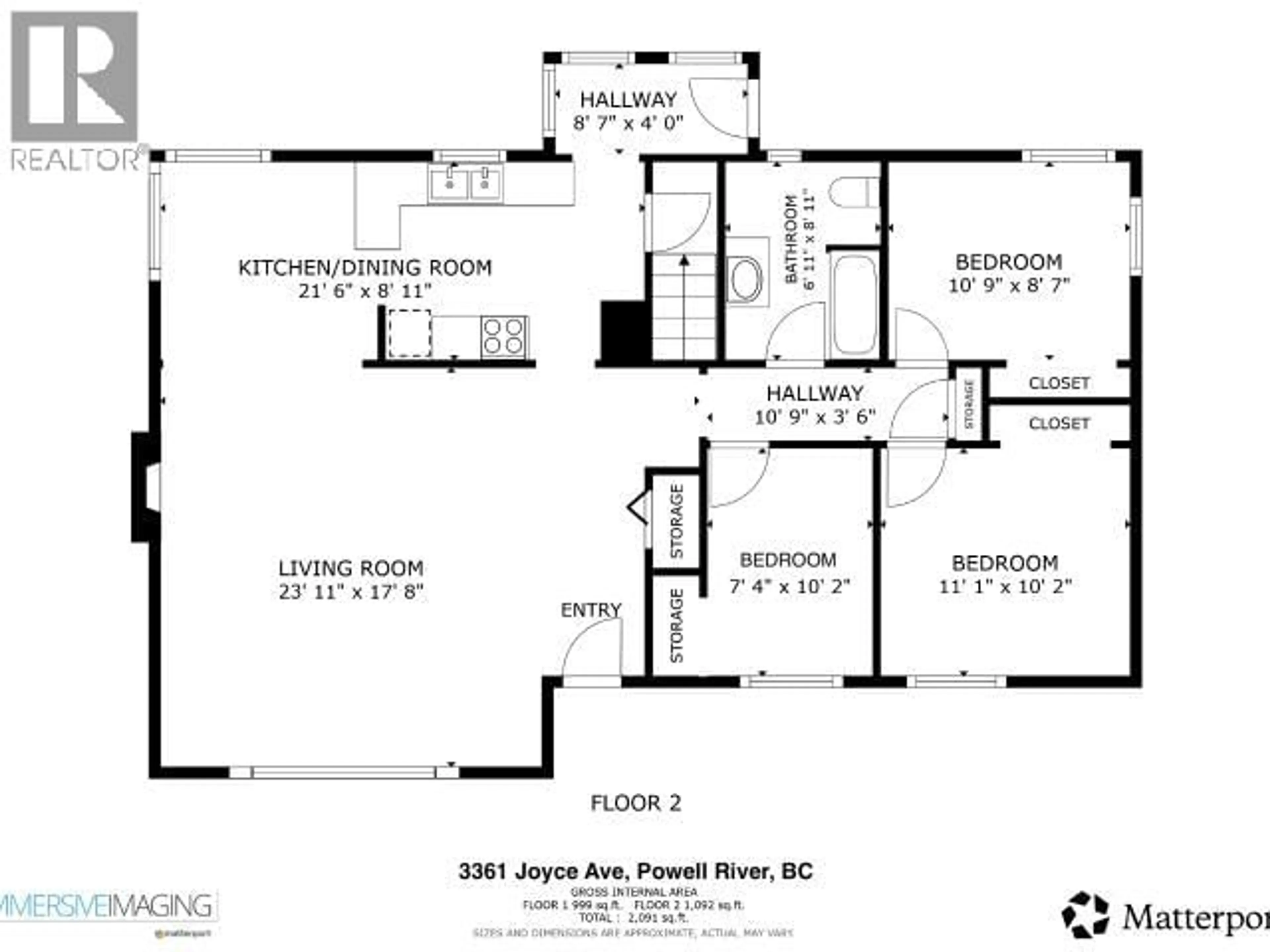 Floor plan for 3361 JOYCE AVE, Powell River British Columbia