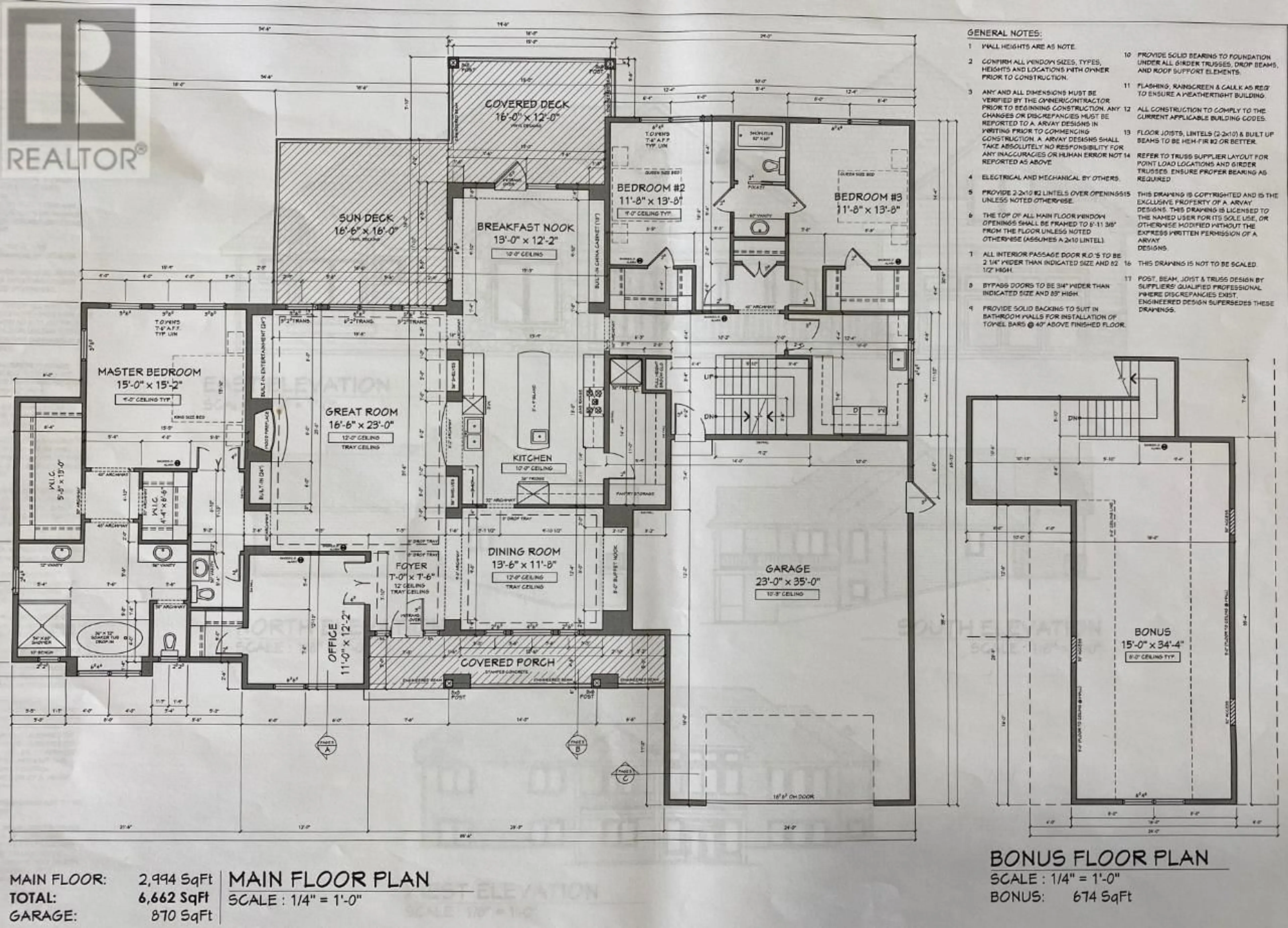 Floor plan for 8165 HARPER Subdivision, Dawson Creek British Columbia V1G4E8