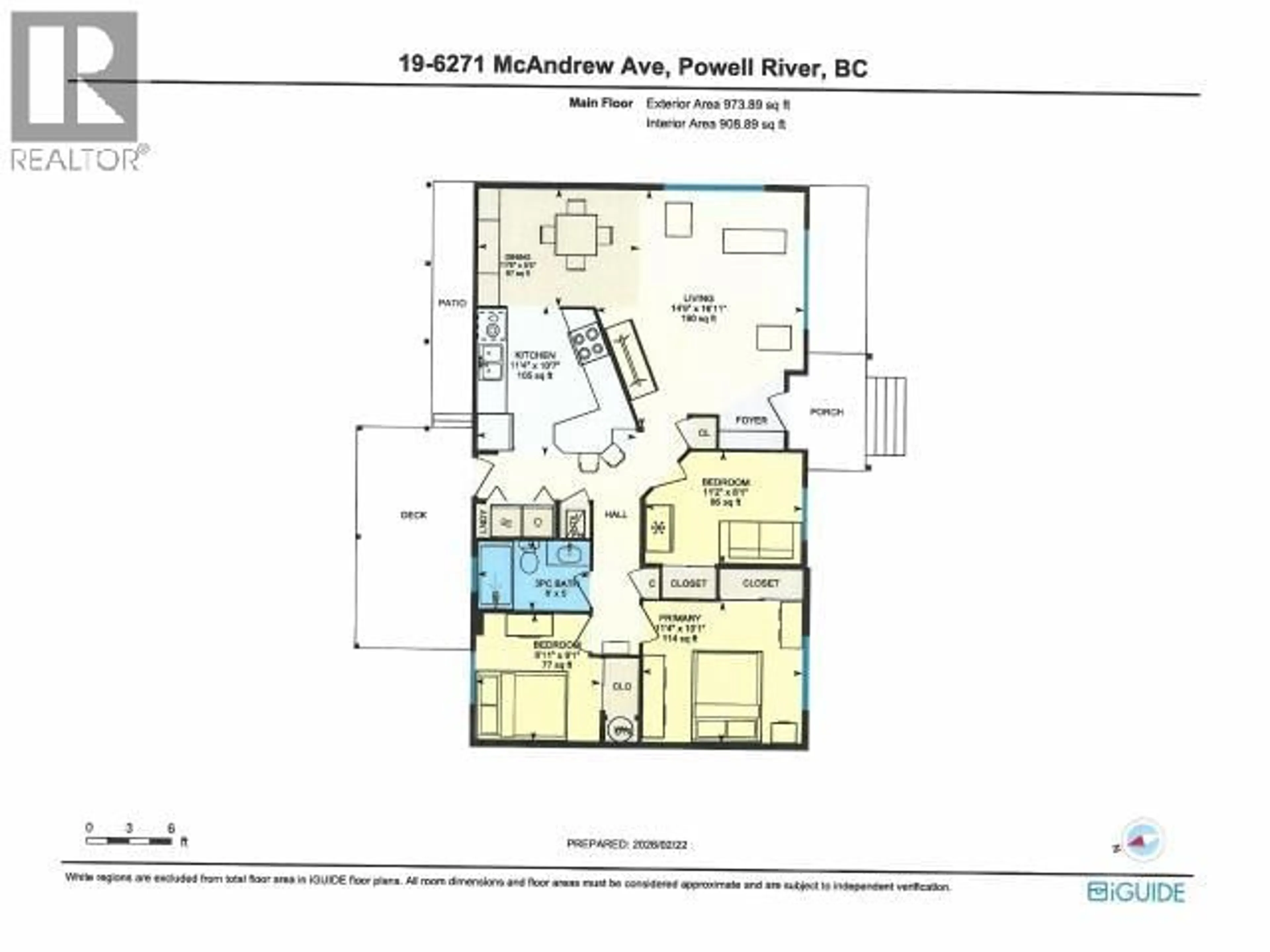 Floor plan for 19 - 6271 MCANDREW AVE, Powell River British Columbia
