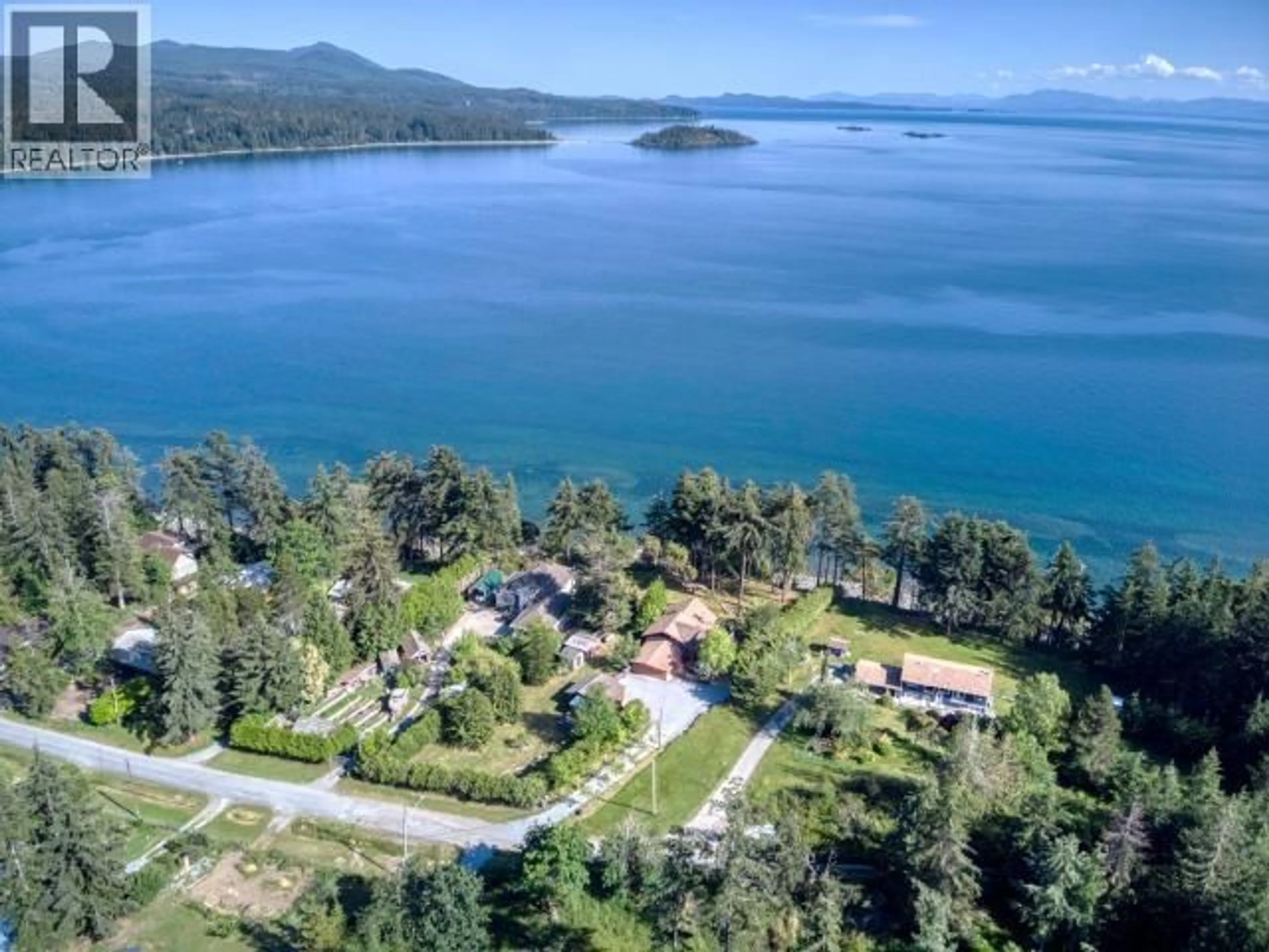 A pic from outside/outdoor area/front of a property/back of a property/a pic from drone, water/lake/river/ocean view for 4304 SANDERSON ROAD, Texada Island British Columbia V0N1W0