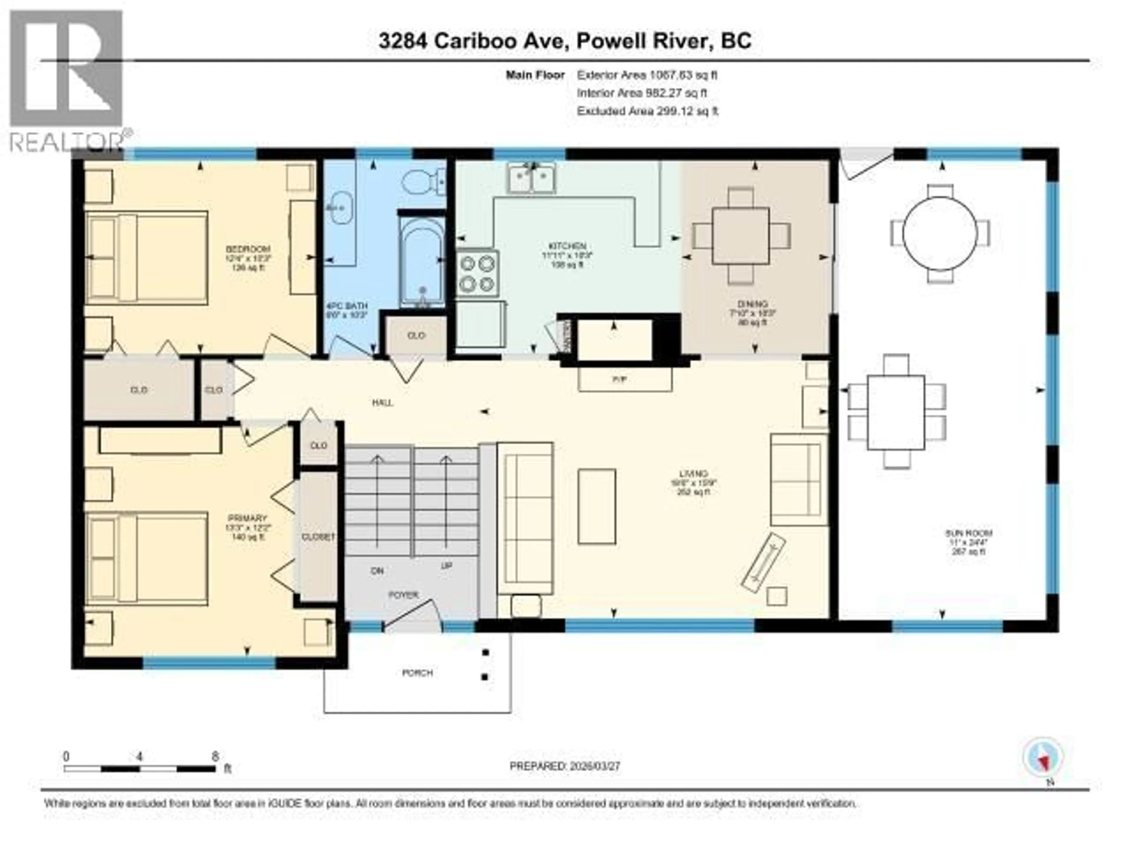 Floor plan for 3284 CARIBOO AVE, Powell River British Columbia