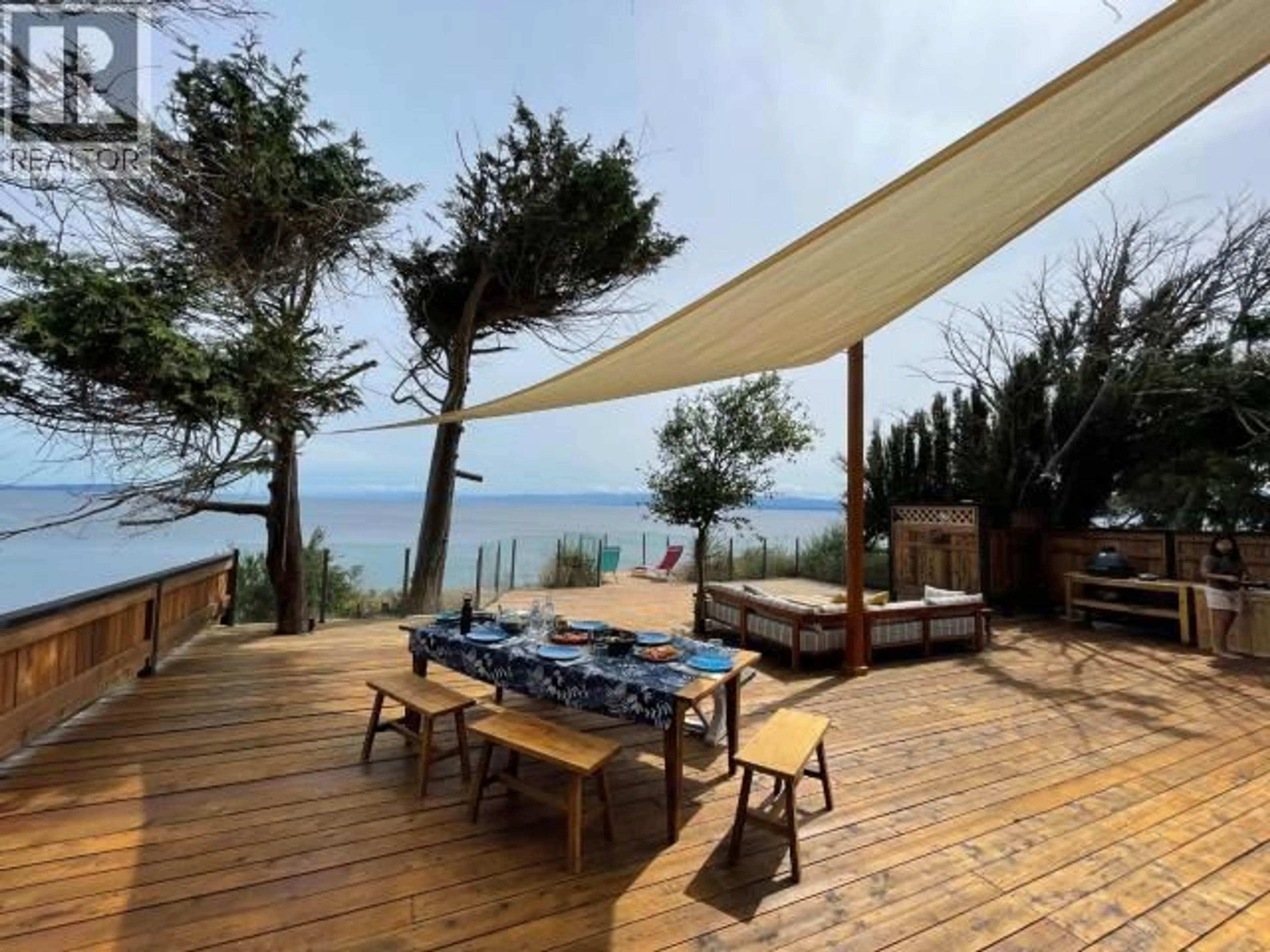 Patio, water/lake/river/ocean view for 88 - 1782 VANCOUVER BLVD, Savary Island British Columbia