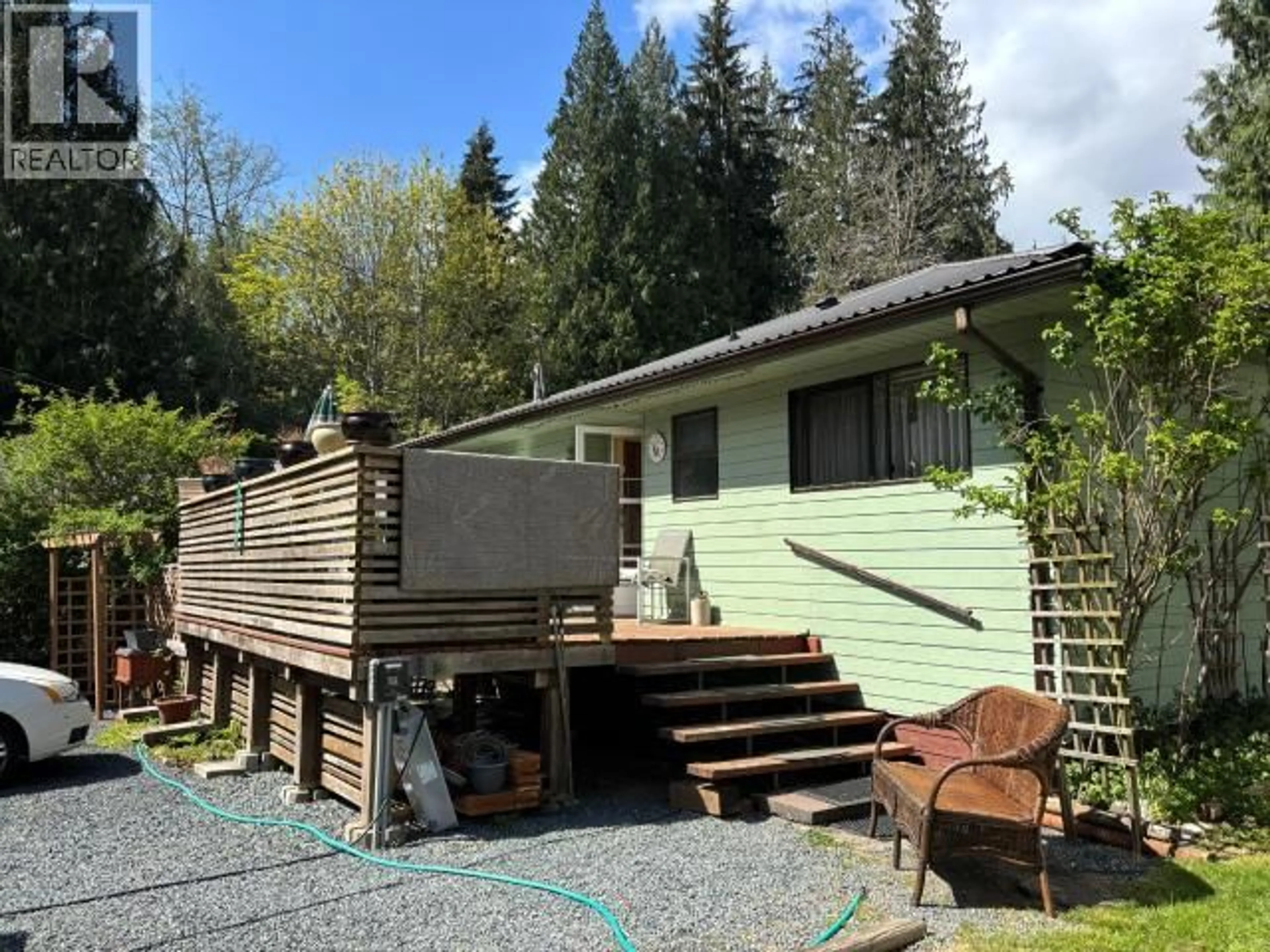 A pic from outside/outdoor area/front of a property/back of a property/a pic from drone, unknown for 14987 SALTERY ROAD, Powell River British Columbia V8A0N3