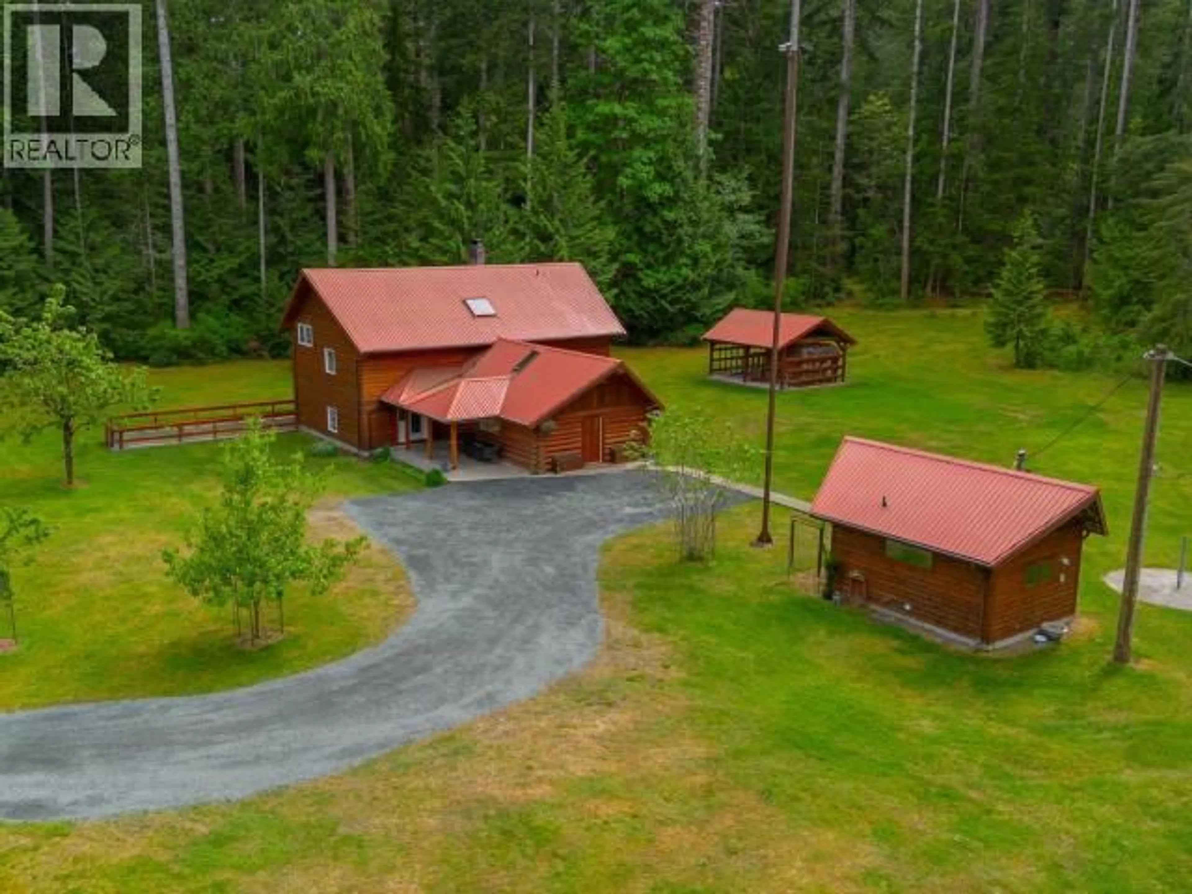 A pic from outside/outdoor area/front of a property/back of a property/a pic from drone, forest/trees view for 2551 WILCOX ROAD, Powell River British Columbia V8A0P3
