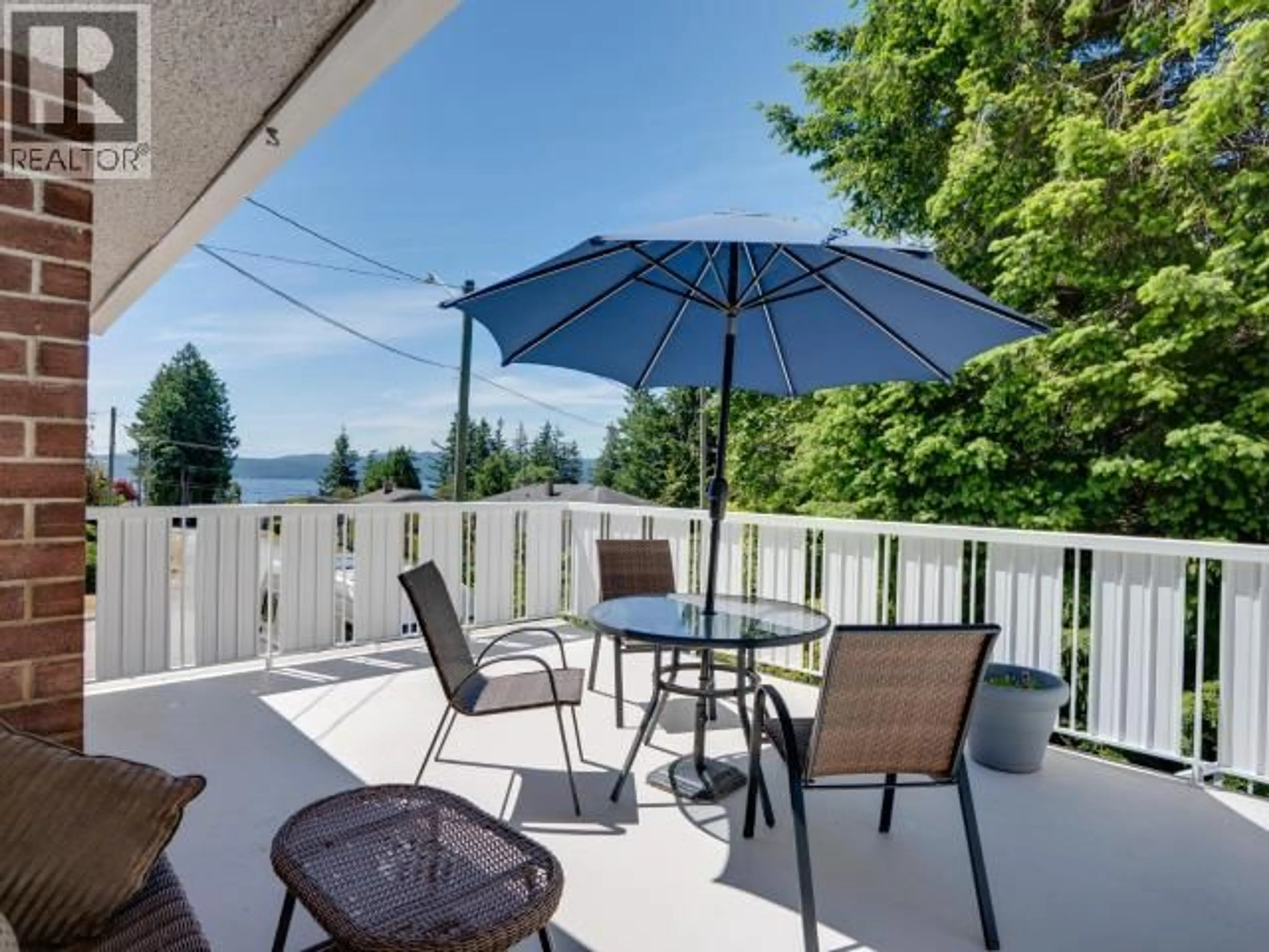Patio, water/lake/river/ocean view for 7117 TAHSIS STREET, Powell River British Columbia