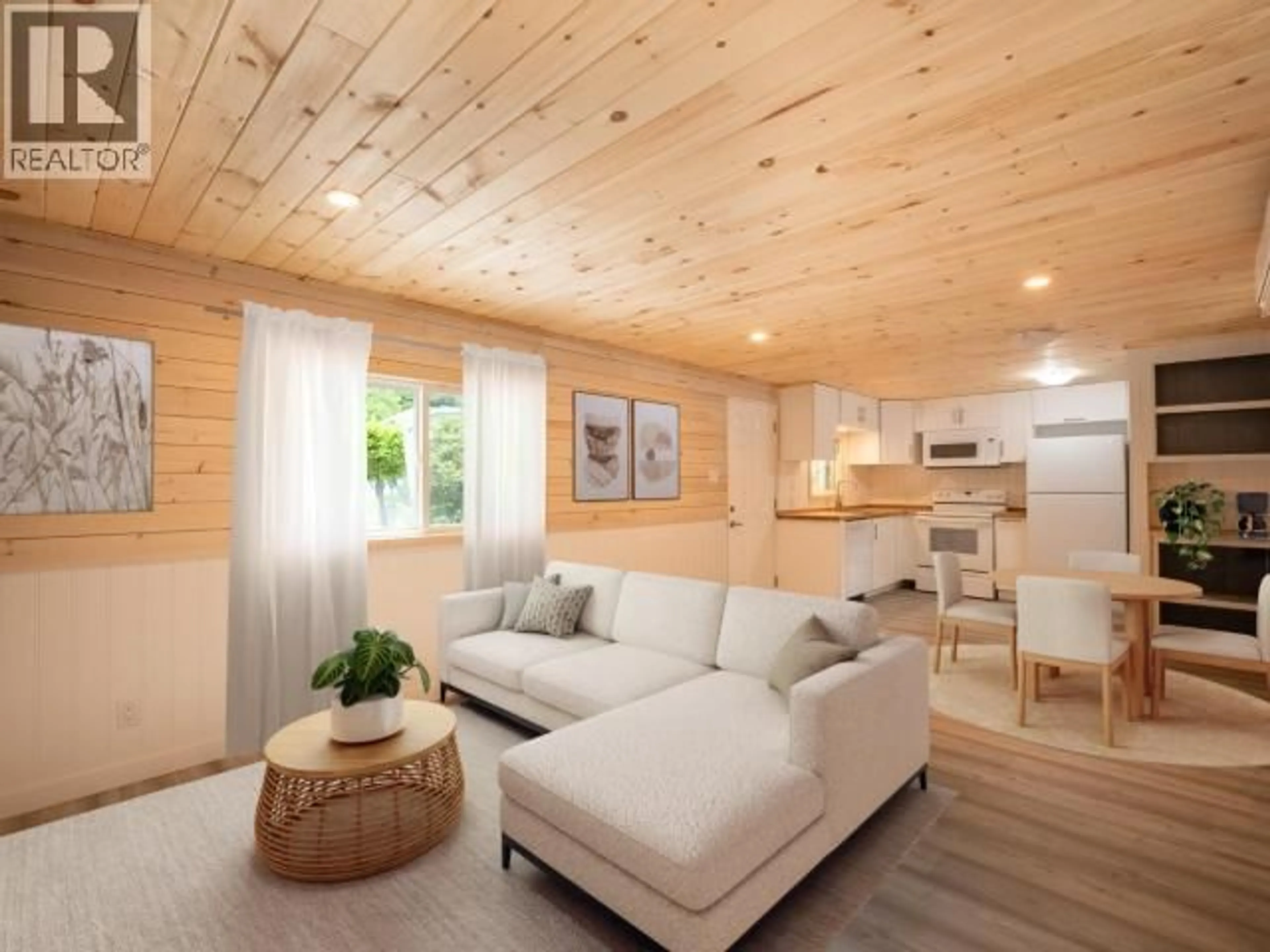 Living room with furniture, wood/laminate floor for 36-6263 LUND, Powell River British Columbia V8A4T3