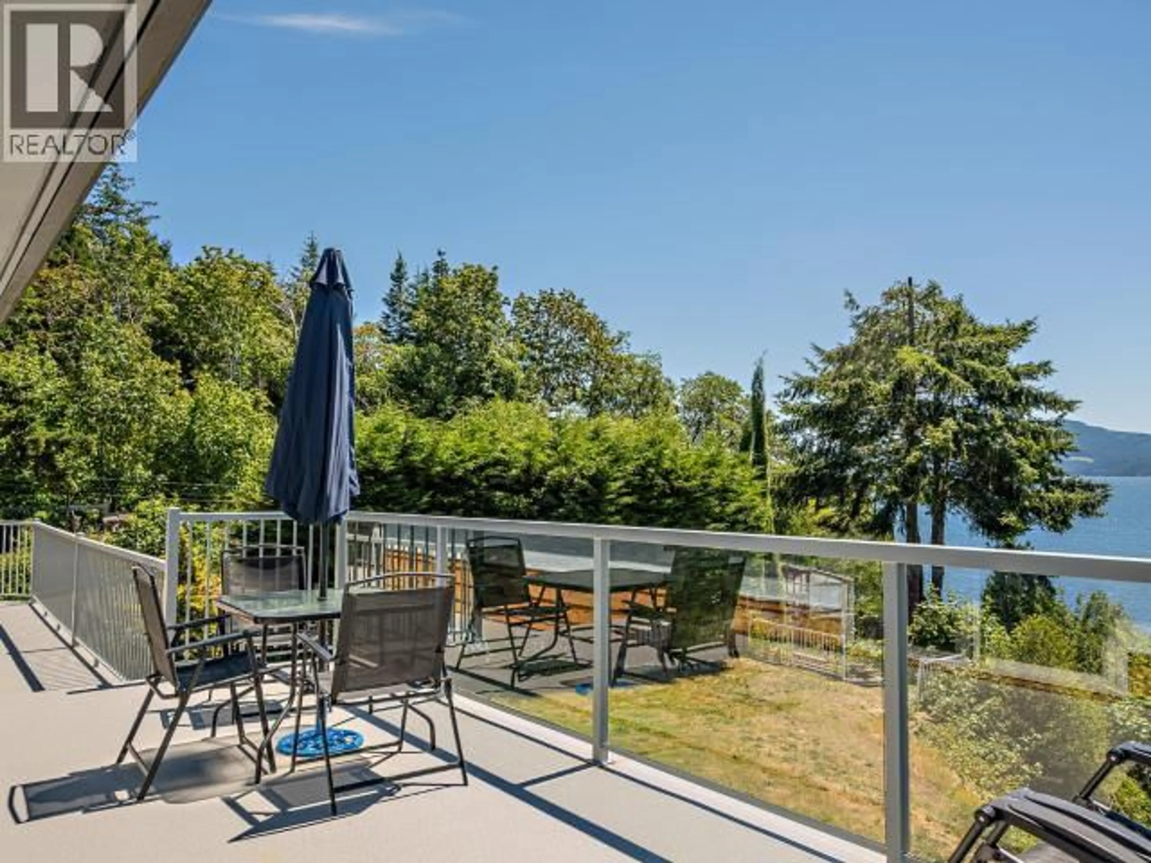 Patio, water/lake/river/ocean view for 9449 STITTLE ROAD, Powell River British Columbia