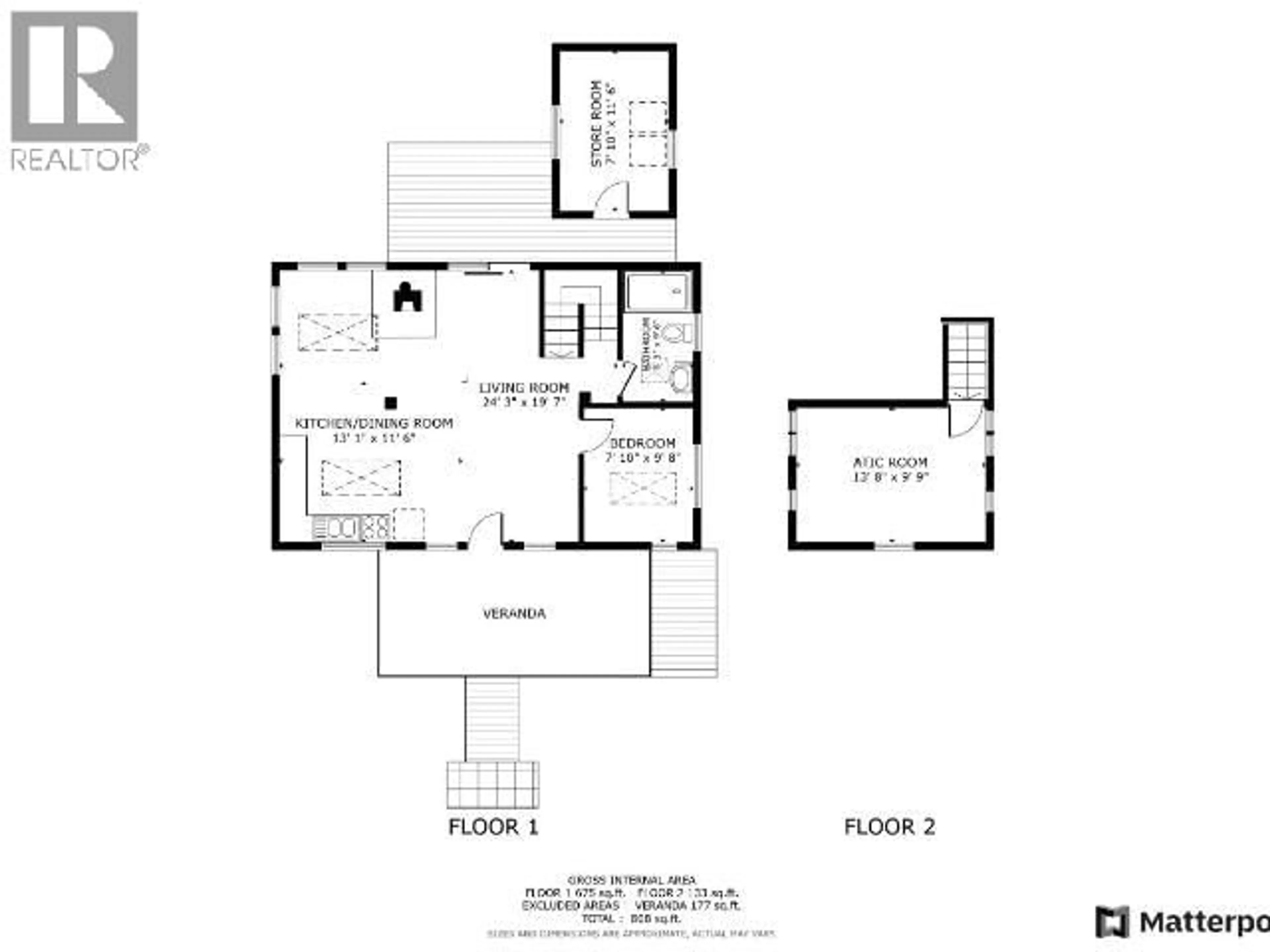 Floor plan for 1643 VANCOUVER BLVD, Savary Island British Columbia