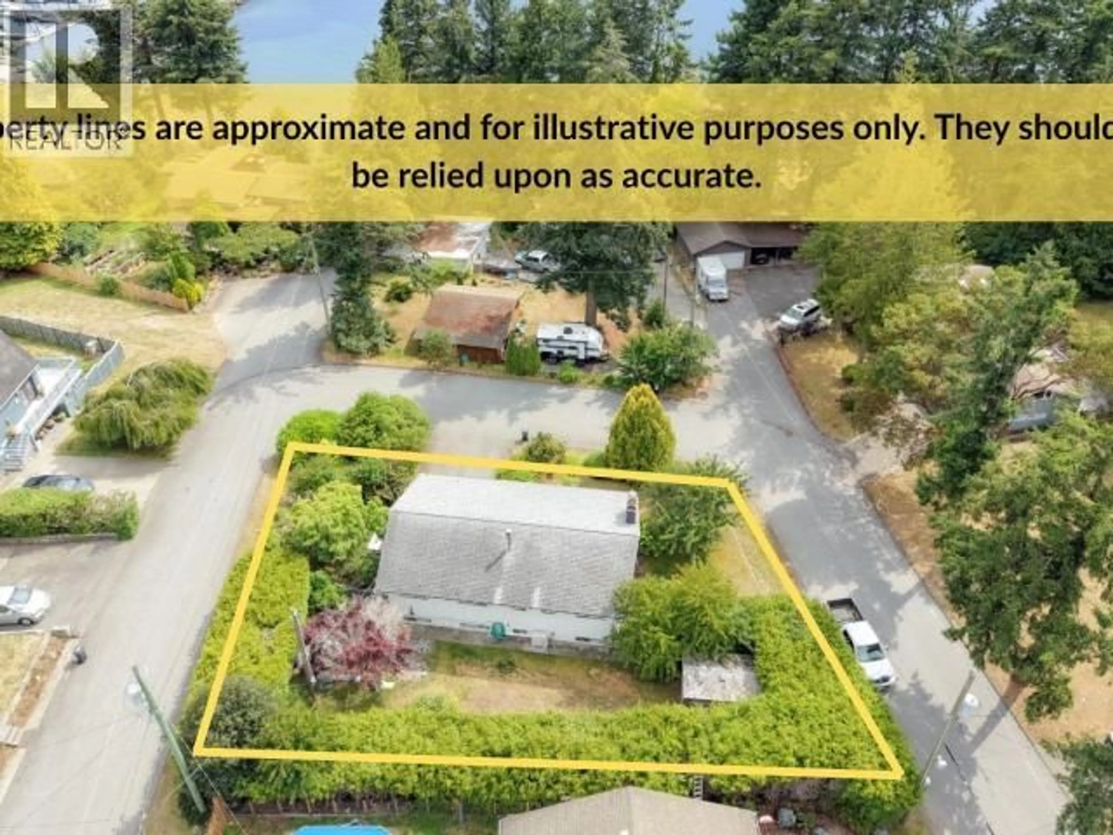 A pic from outside/outdoor area/front of a property/back of a property/a pic from drone, street for 3255 KOOTENAY PLACE, Powell River British Columbia V8A1A7