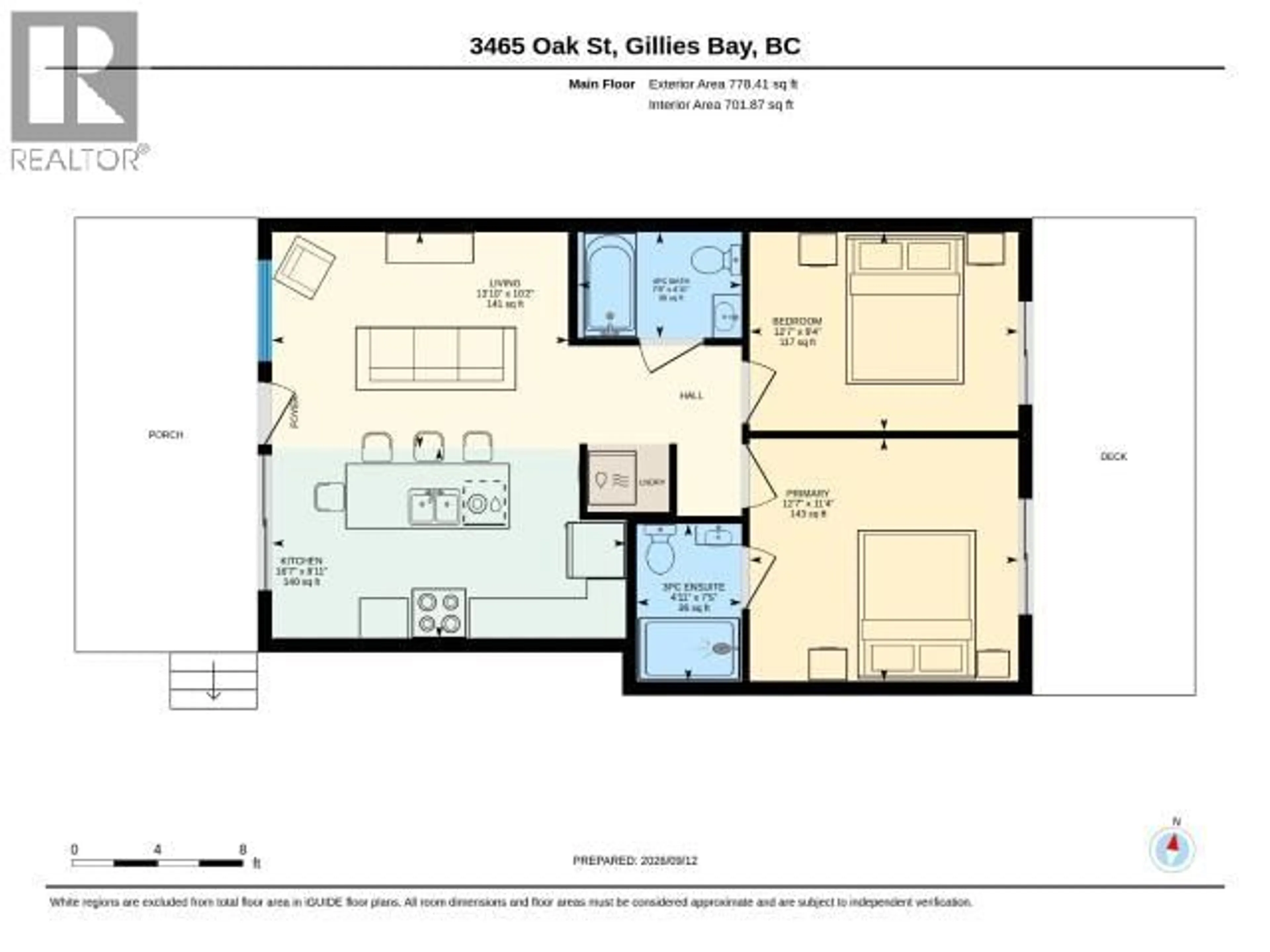 Floor plan for 3465 OAK STREET, Texada Island British Columbia V0N3K0