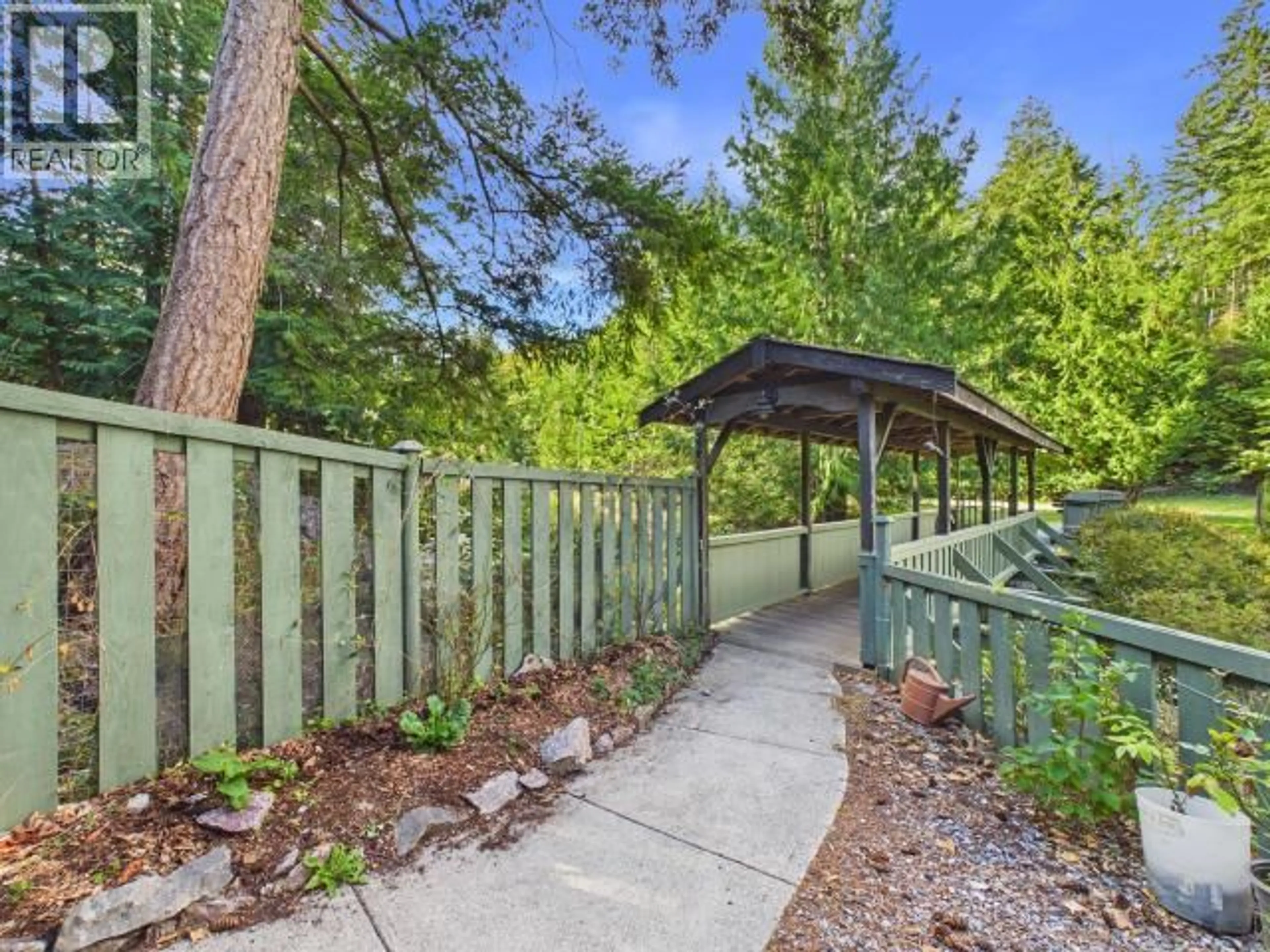 Patio, forest/trees view for 5072 PROSPECT STREET, Texada Island British Columbia V0N3K0