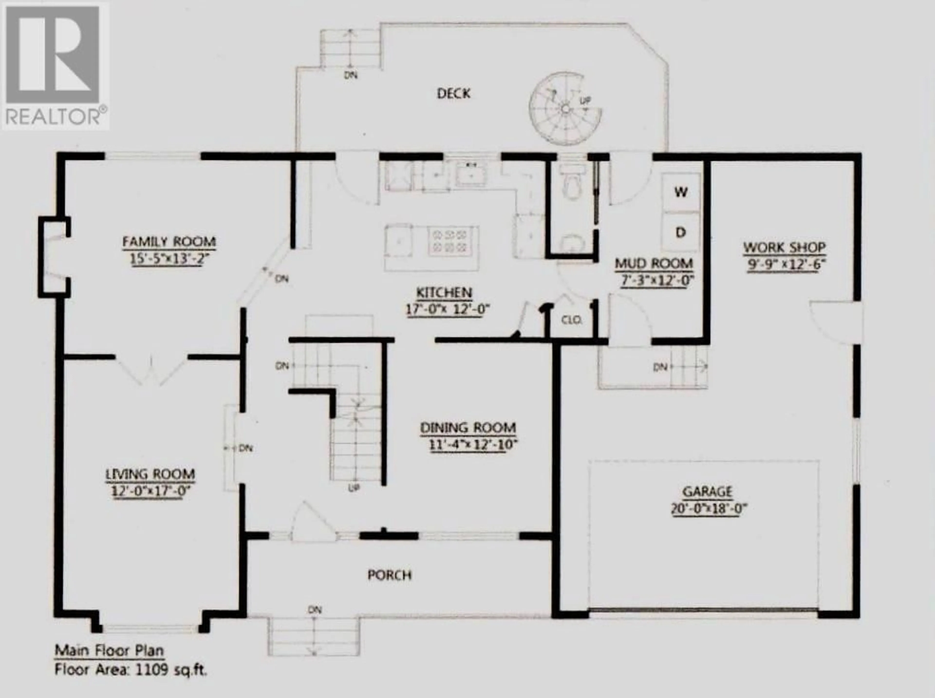 Floor plan for 10701 CYPRUS Court, Dawson Creek British Columbia V1G4N1