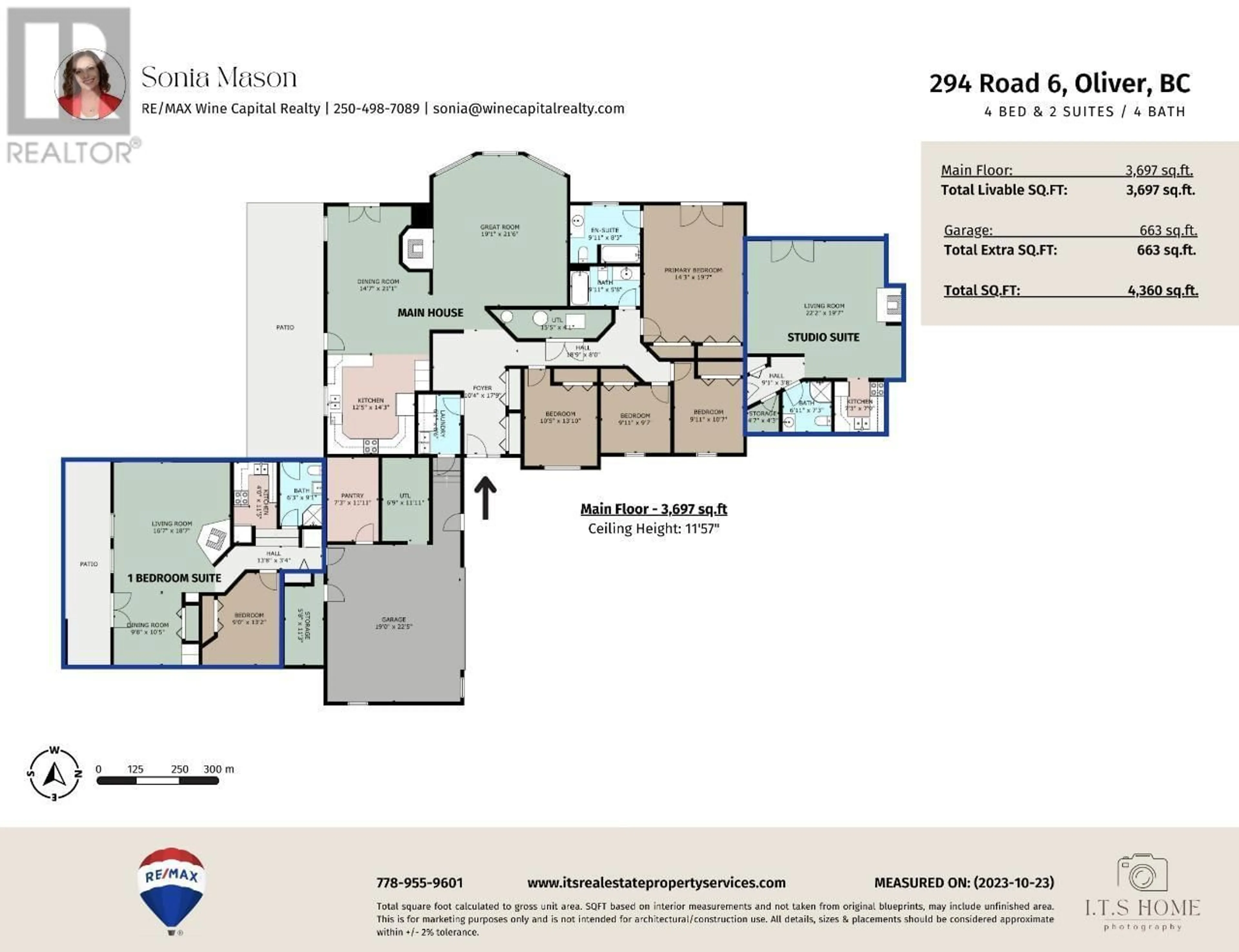 Floor plan for 294 ROAD 6, Oliver British Columbia V0H1T1