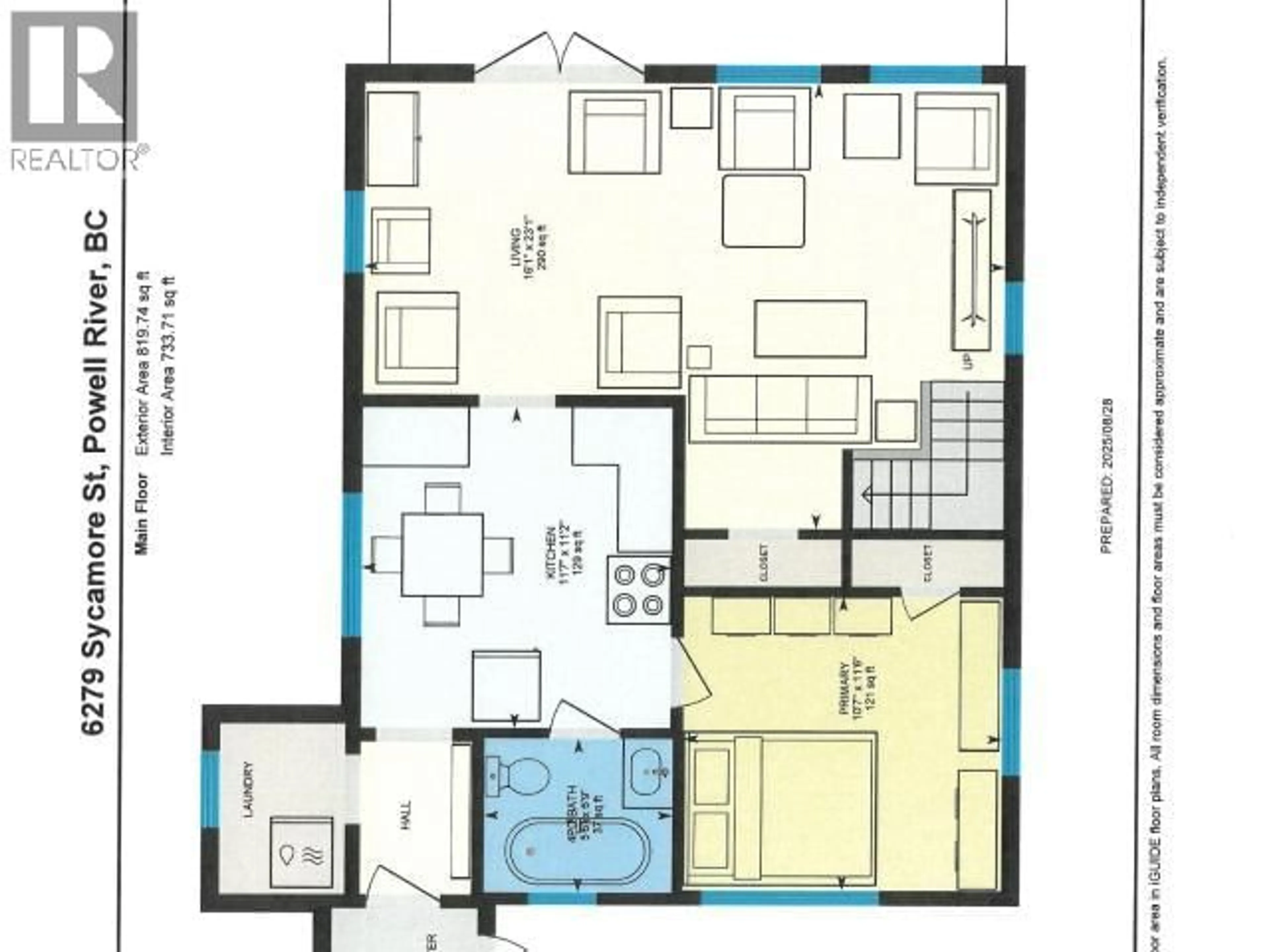 Floor plan for 6279 SYCAMORE STREET, Powell River British Columbia V8A4K8