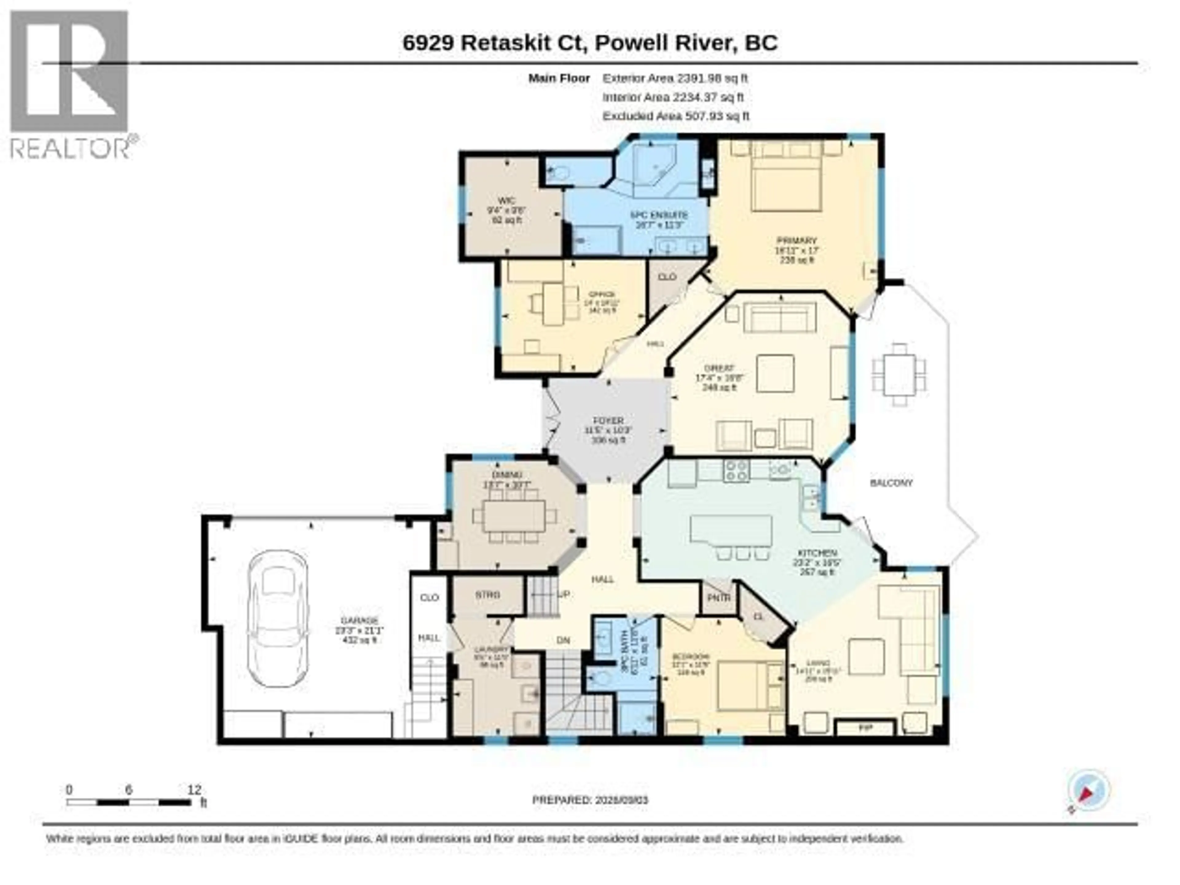 Floor plan for 6929 RETASKIT CRT, Powell River British Columbia V8A5T2