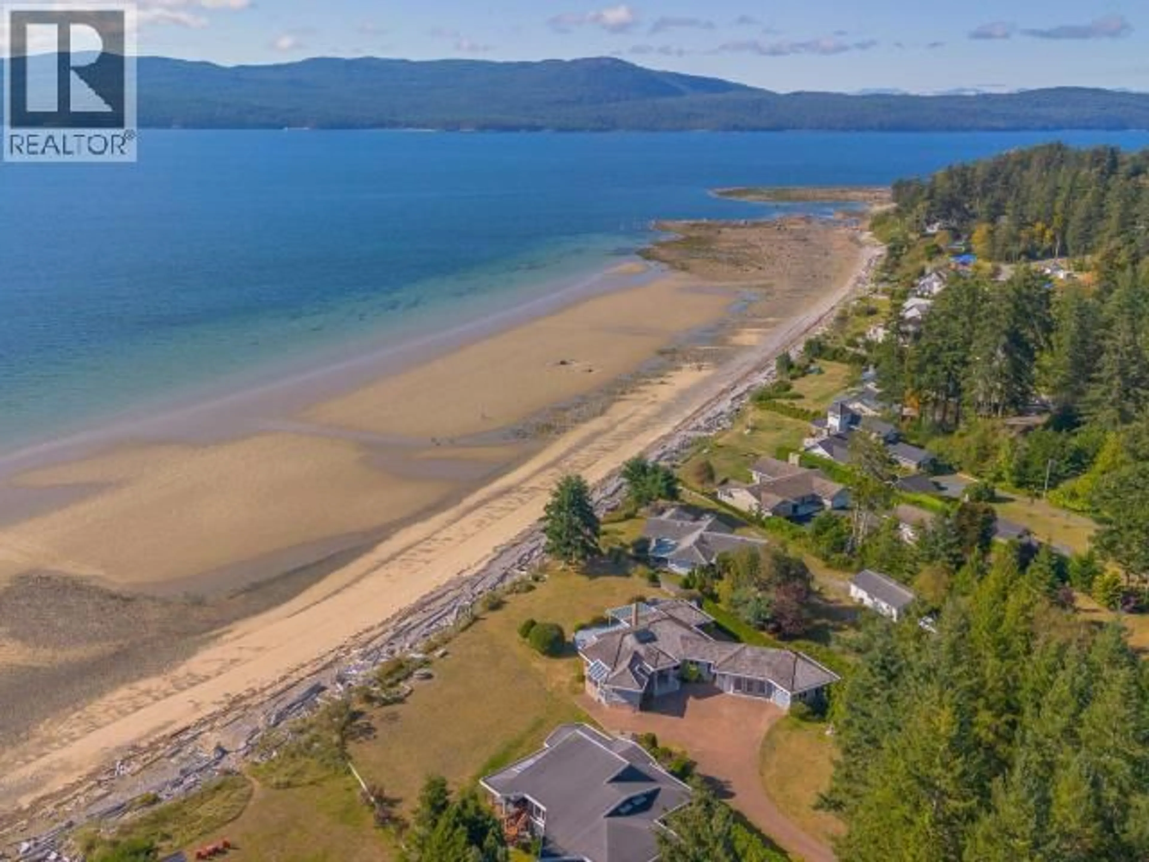 A pic from outside/outdoor area/front of a property/back of a property/a pic from drone, water/lake/river/ocean view for 10219 DOUGLAS BAY ROAD, Powell River British Columbia V8A0K7