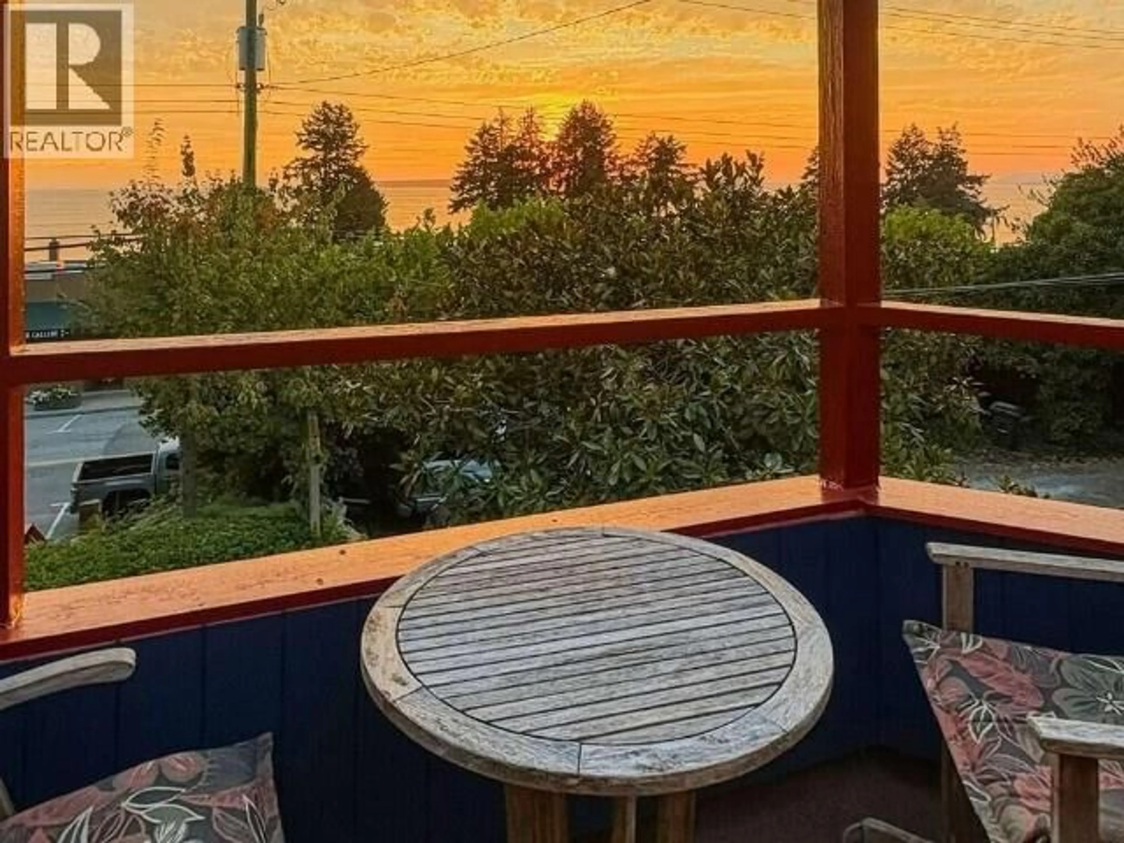 Patio, water/lake/river/ocean view for 4598 MARINE AVE, Powell River British Columbia V8A2K6